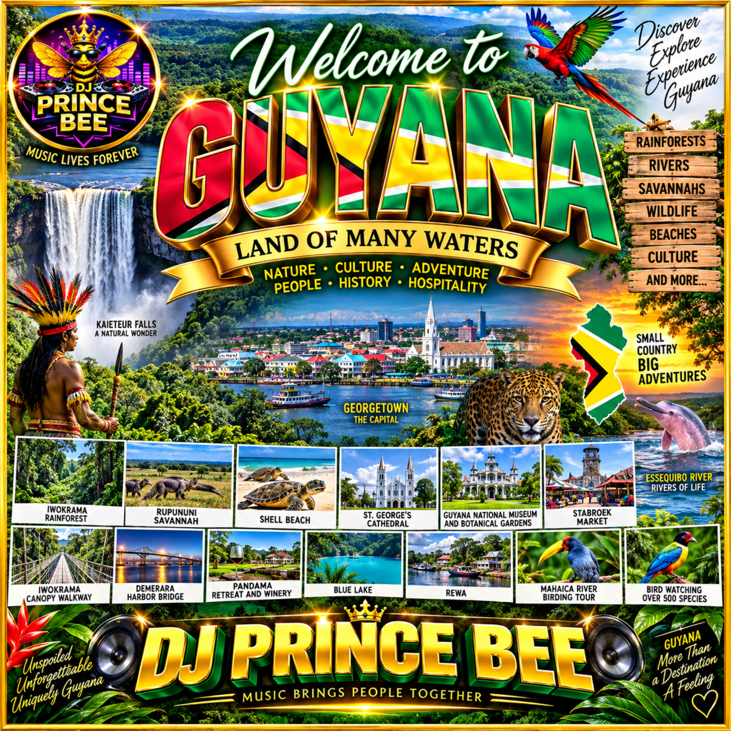 Welcome To Guyana by DJ PRINCE BEE cover art