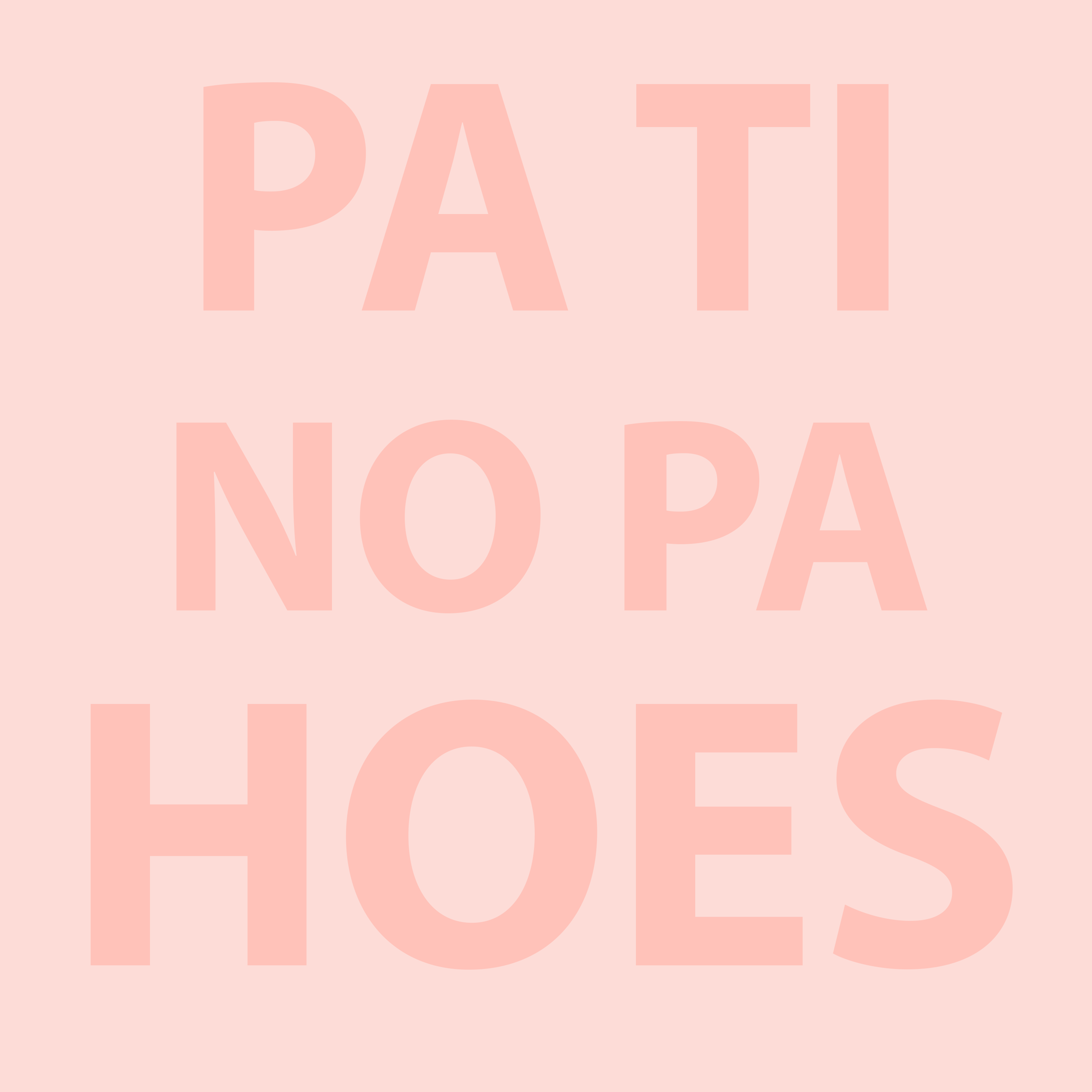 pa ti no pa hoes artwork