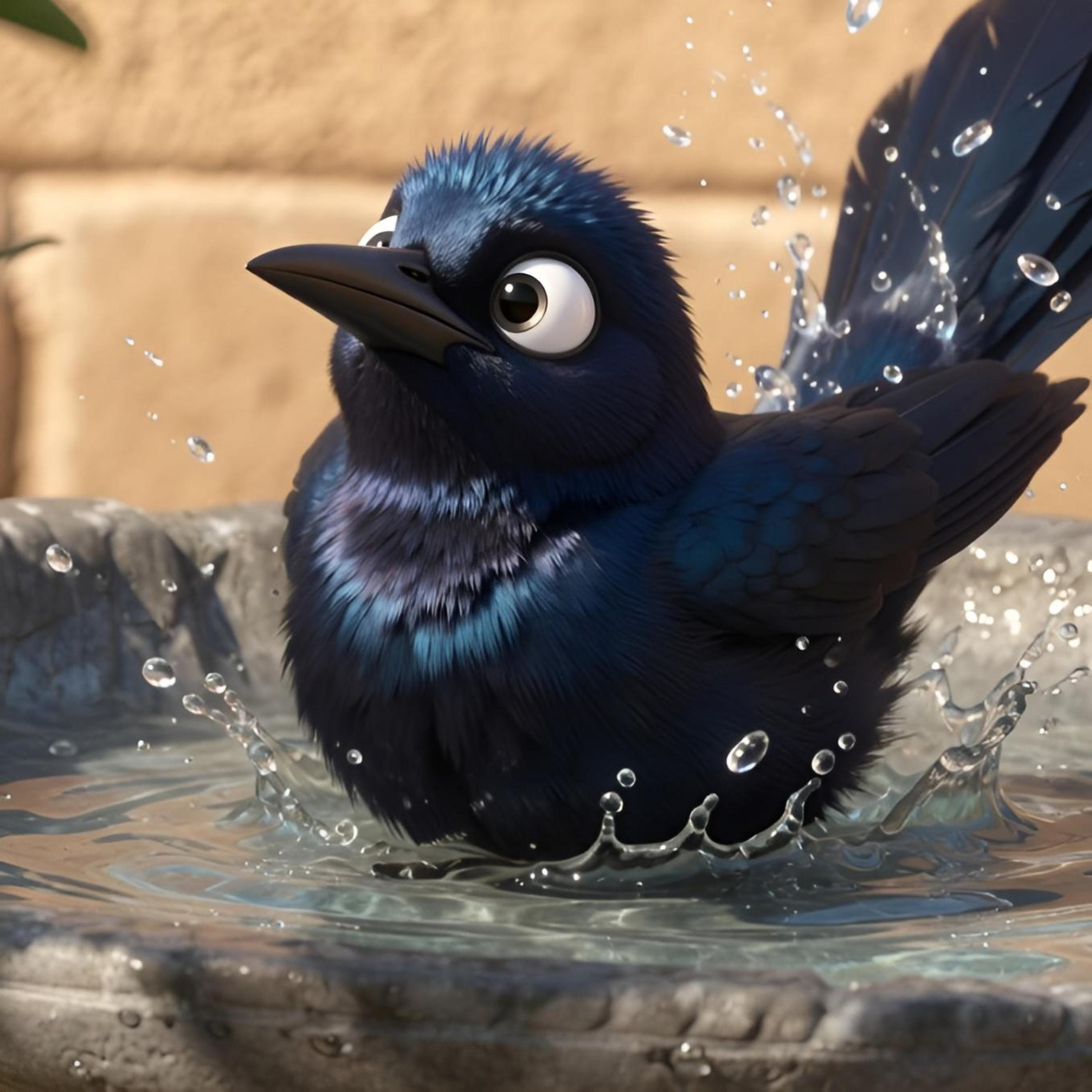 In Summer's Heat Birds Seek Relief by DownBurst Media Music cover art