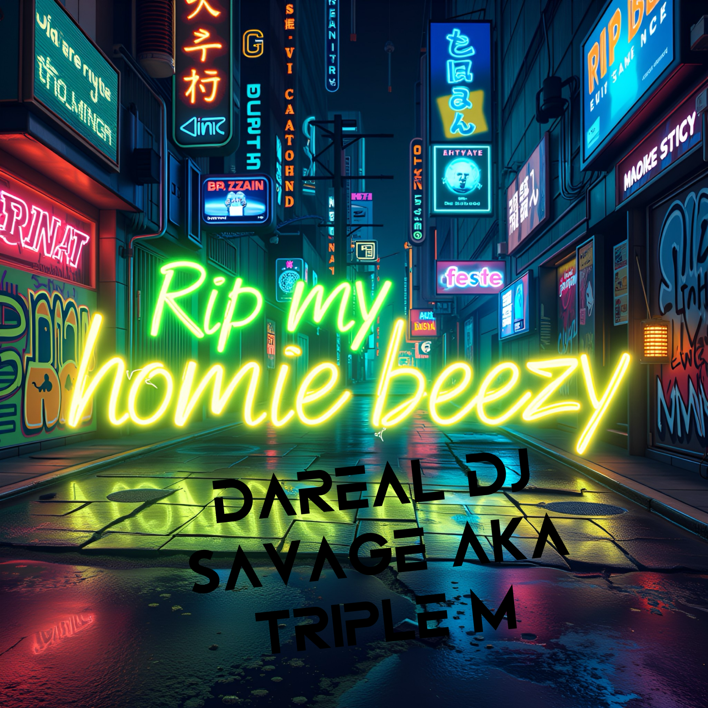 Rip My Homie Beezy artwork