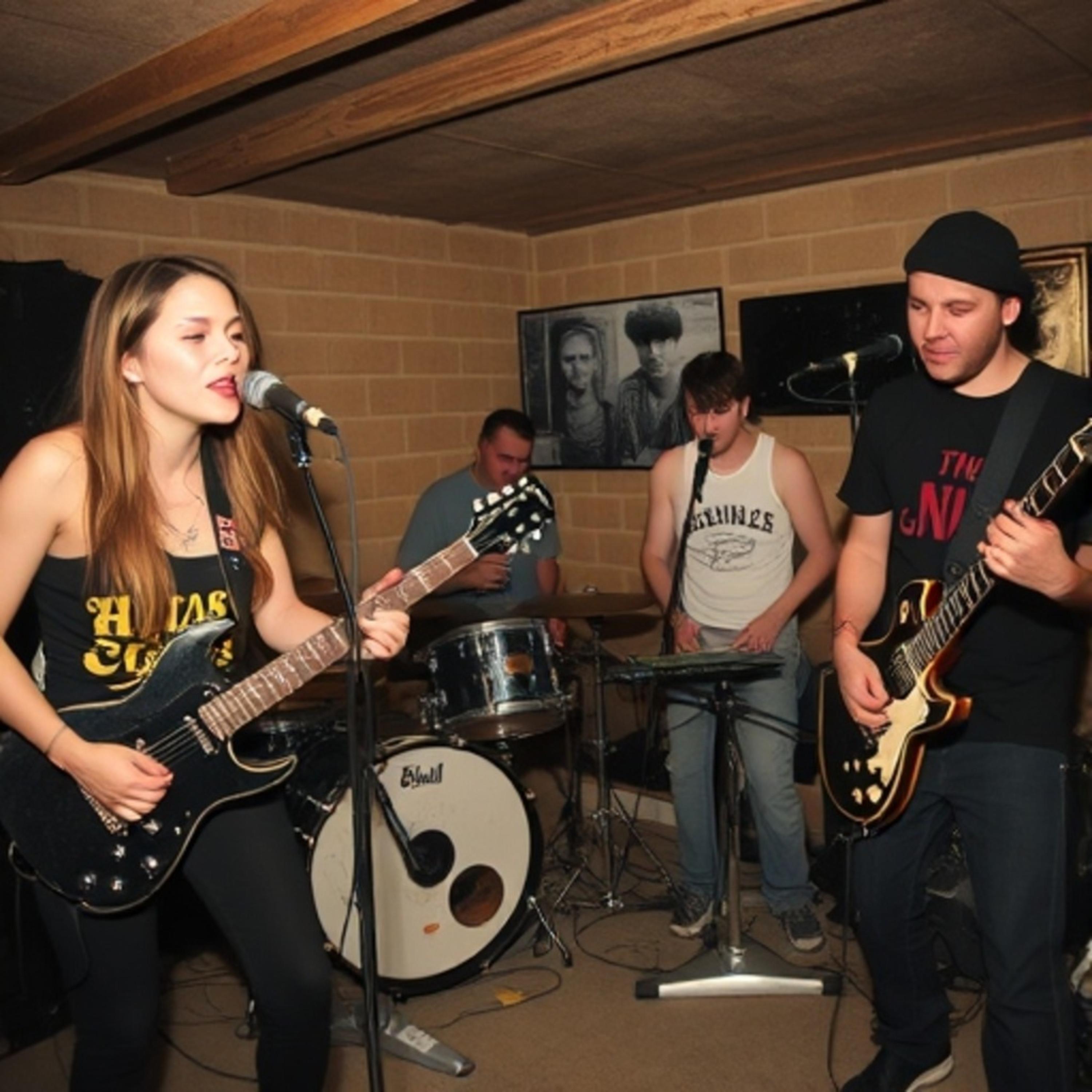 Basement days revisited 1995 artwork