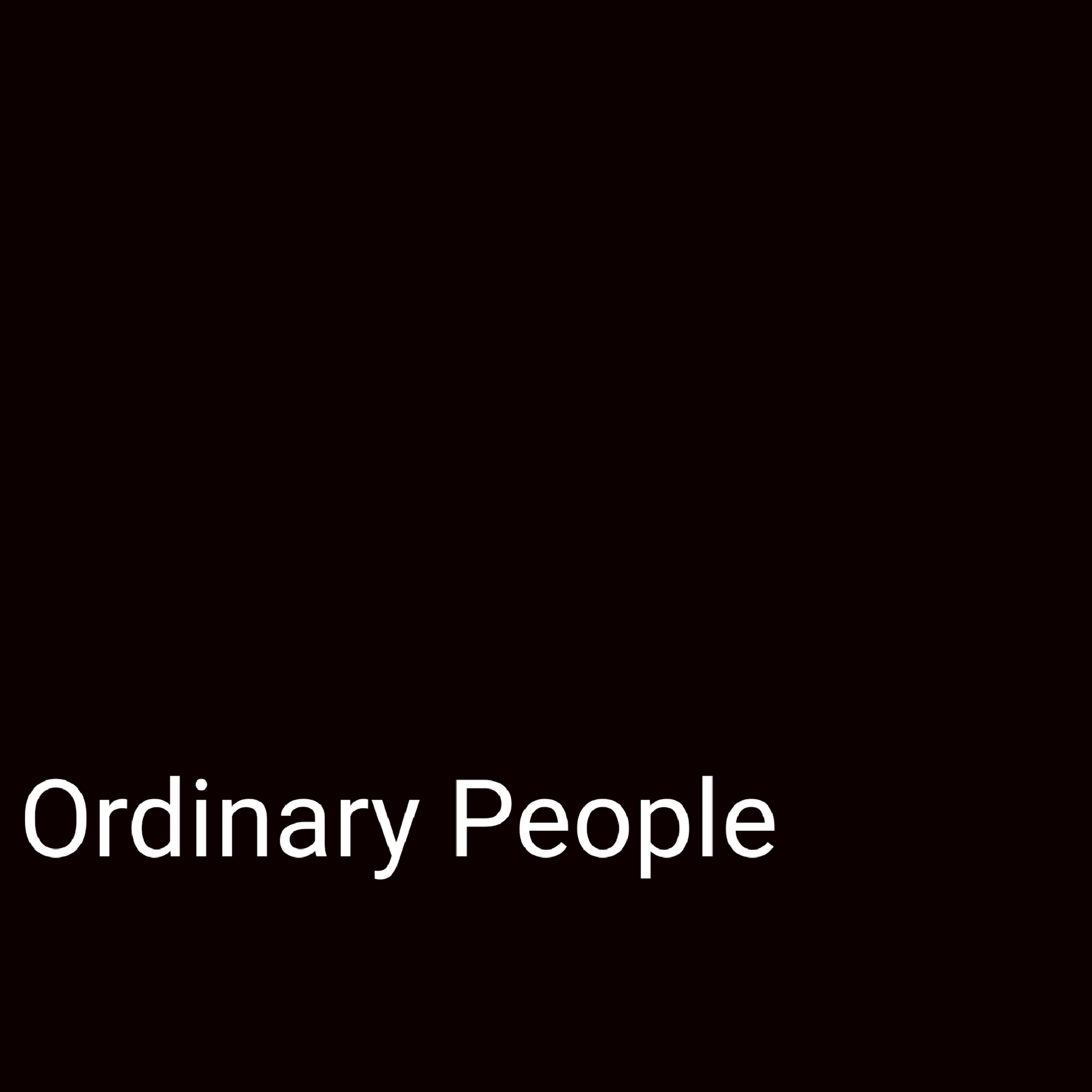 Ordinary People artwork