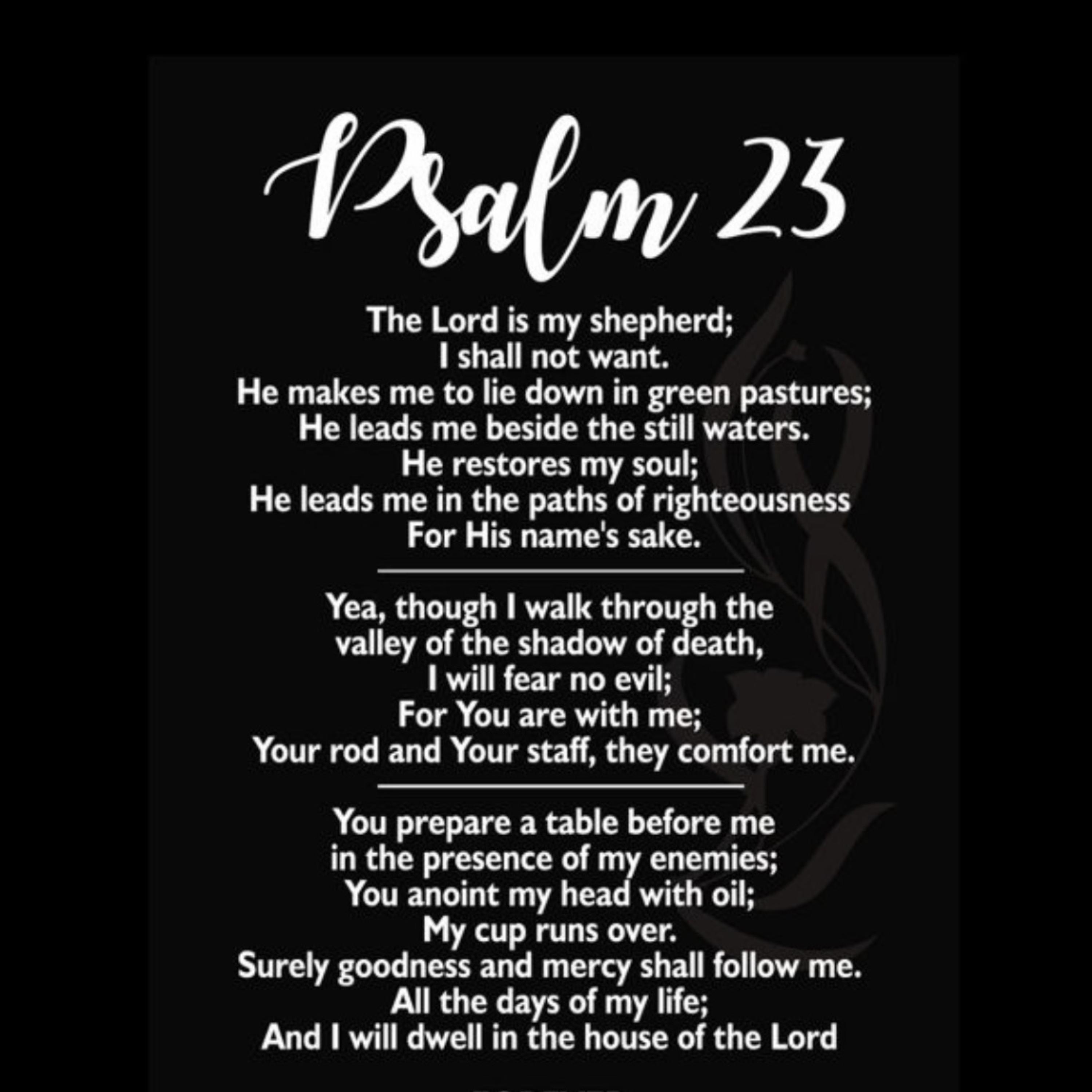 Psalm 23 artwork