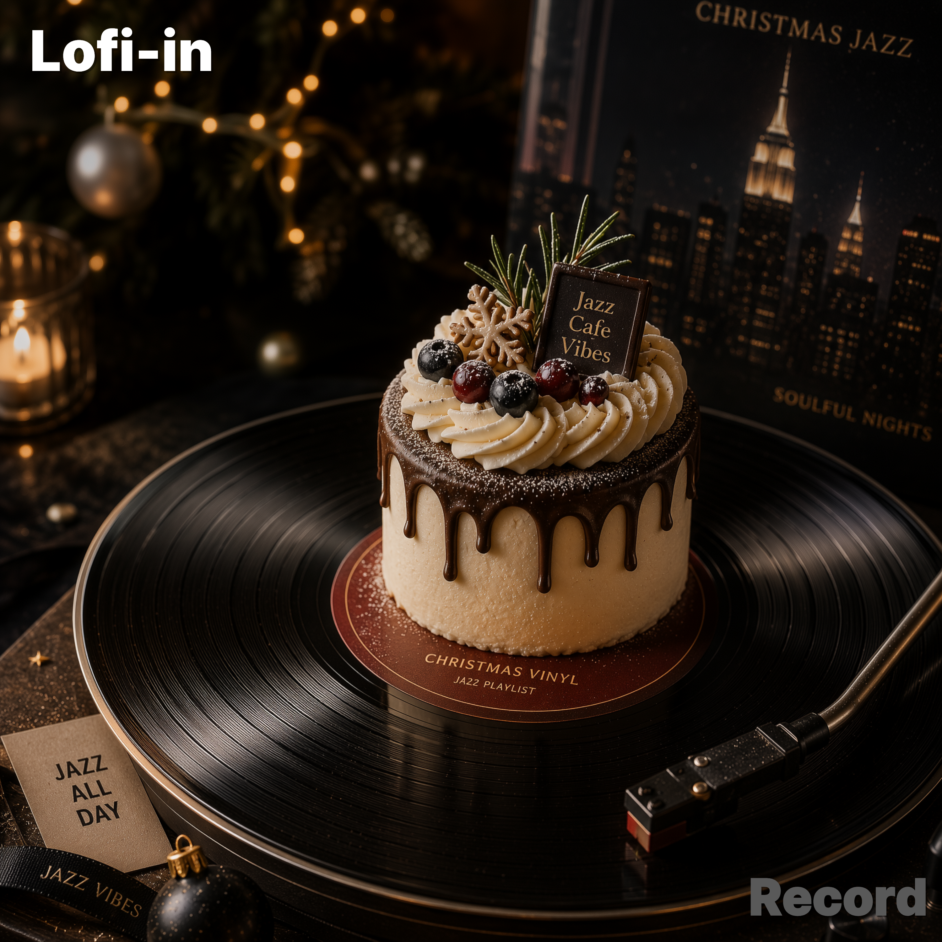 The Christmas Record by Lofi-in cover art