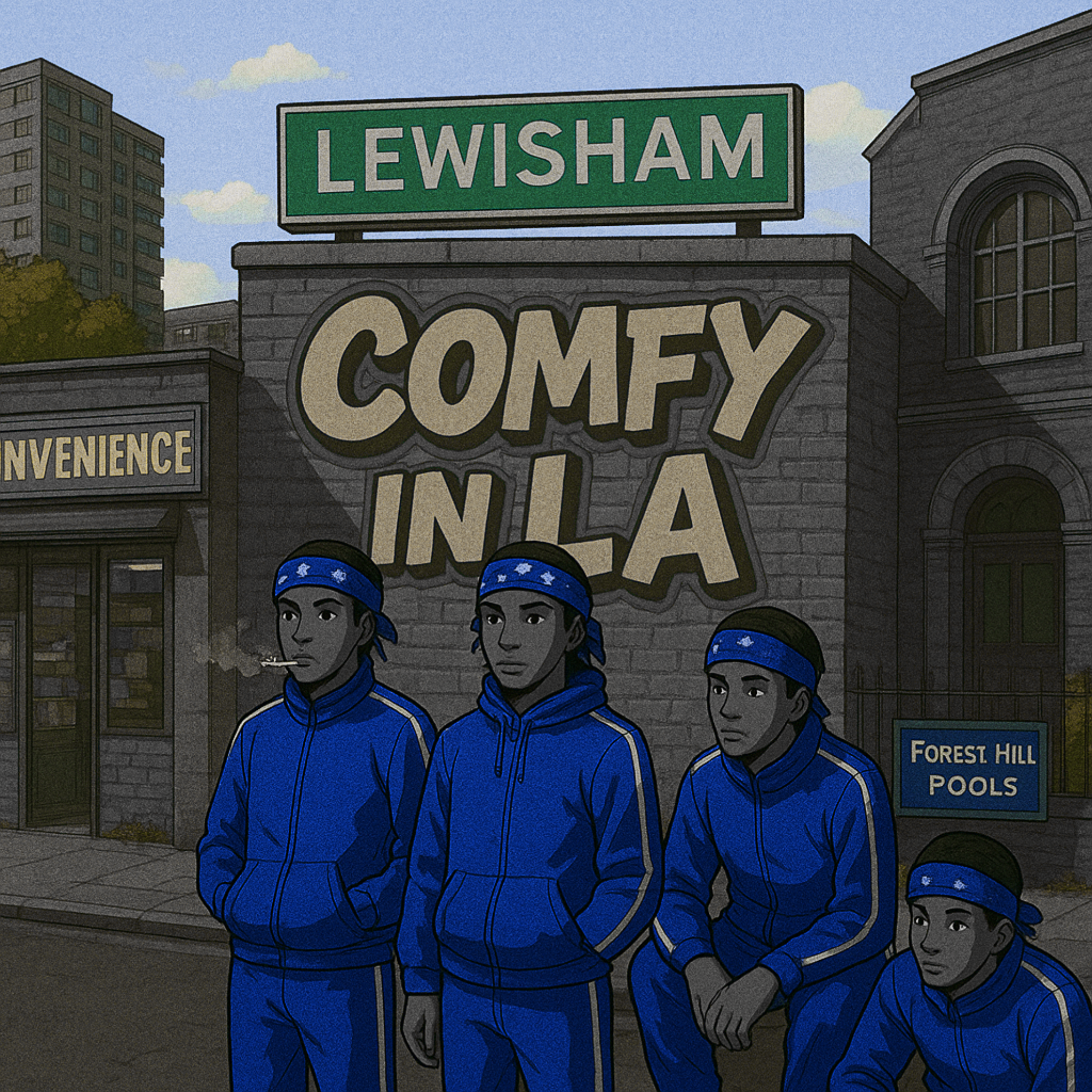 Comfy In LA artwork