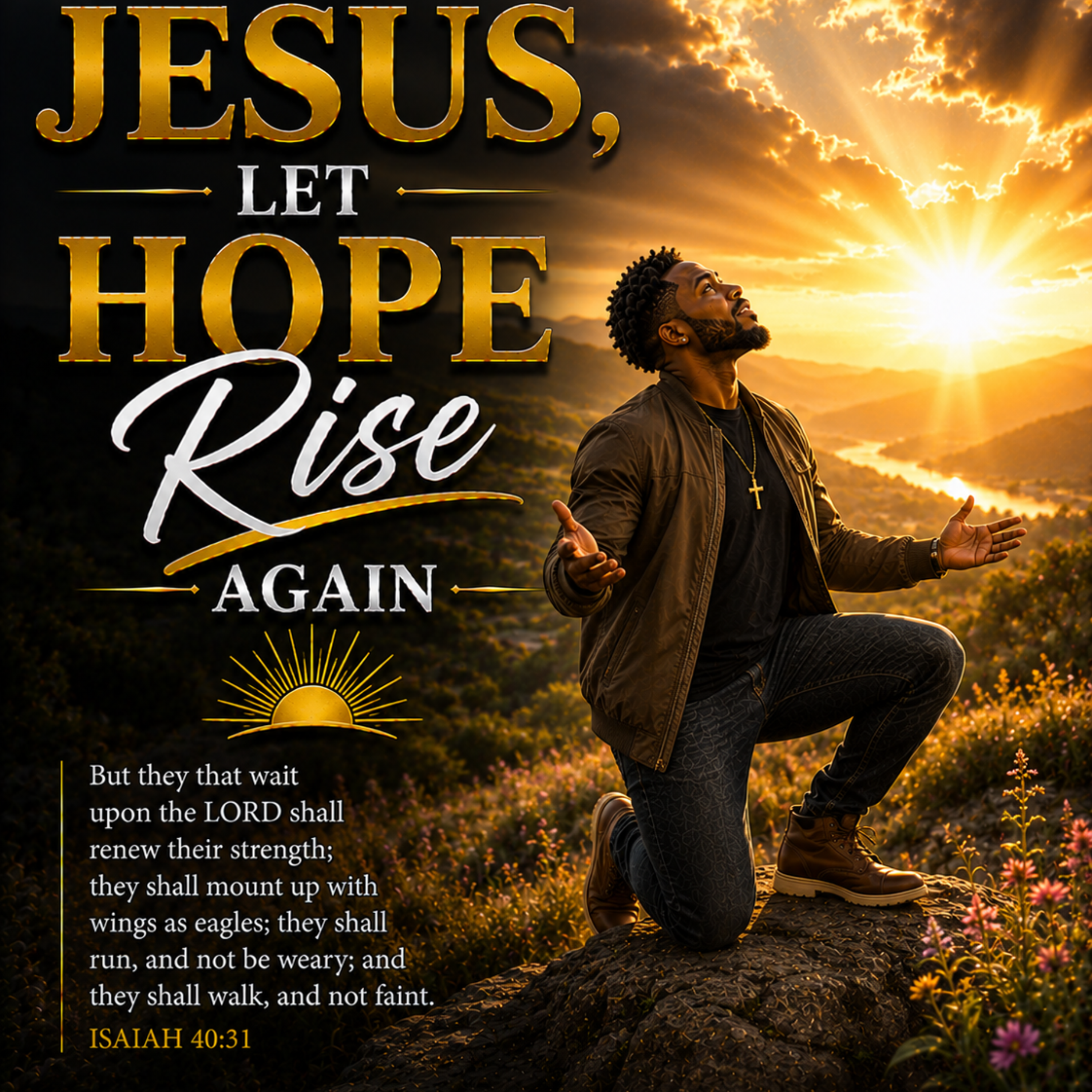 Jesus, Let Hope Rise Again by olabode oluwafemi cover art