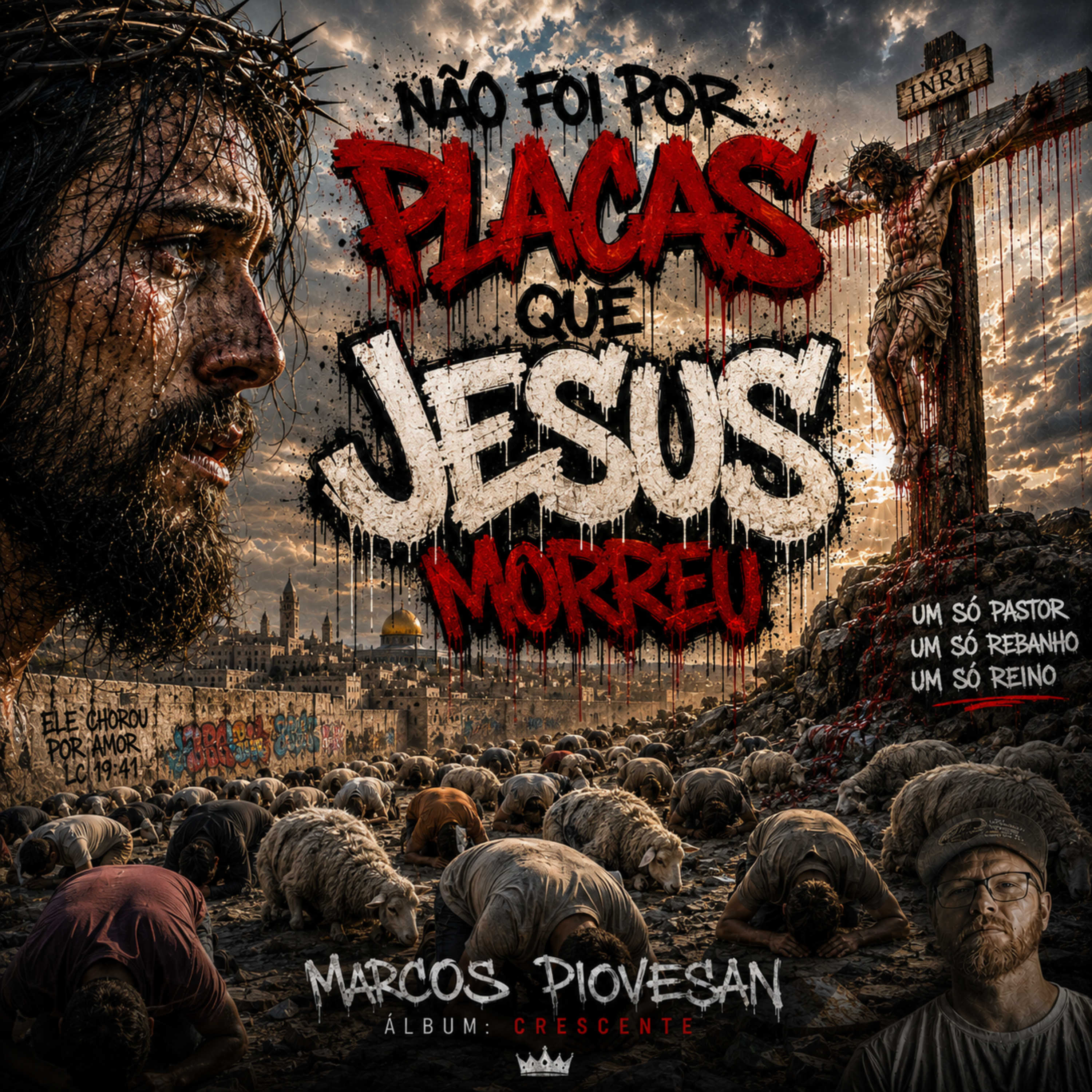 Não foi por placas que jesus morreu. by Marcos Piovesan cover art