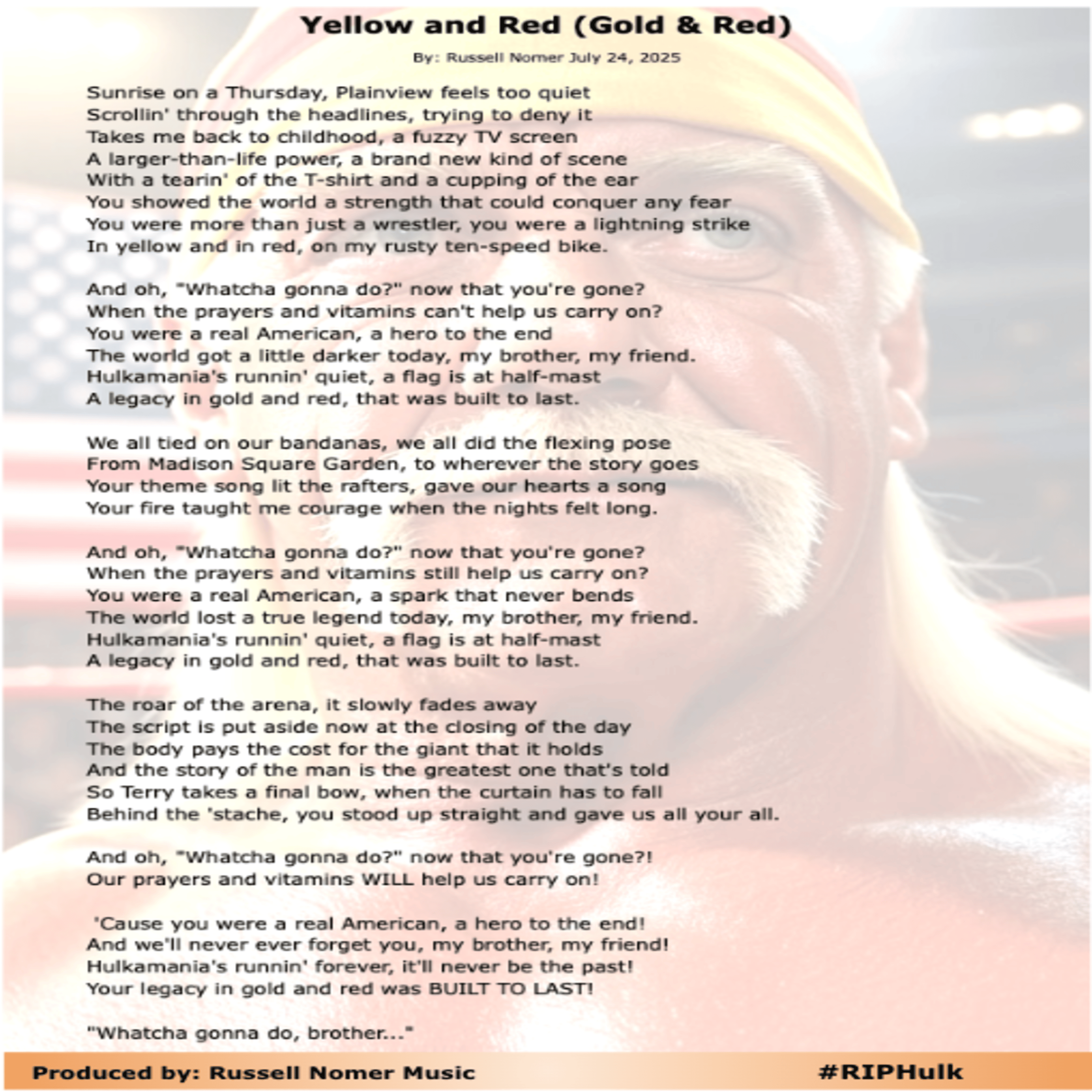 Gold and Red artwork