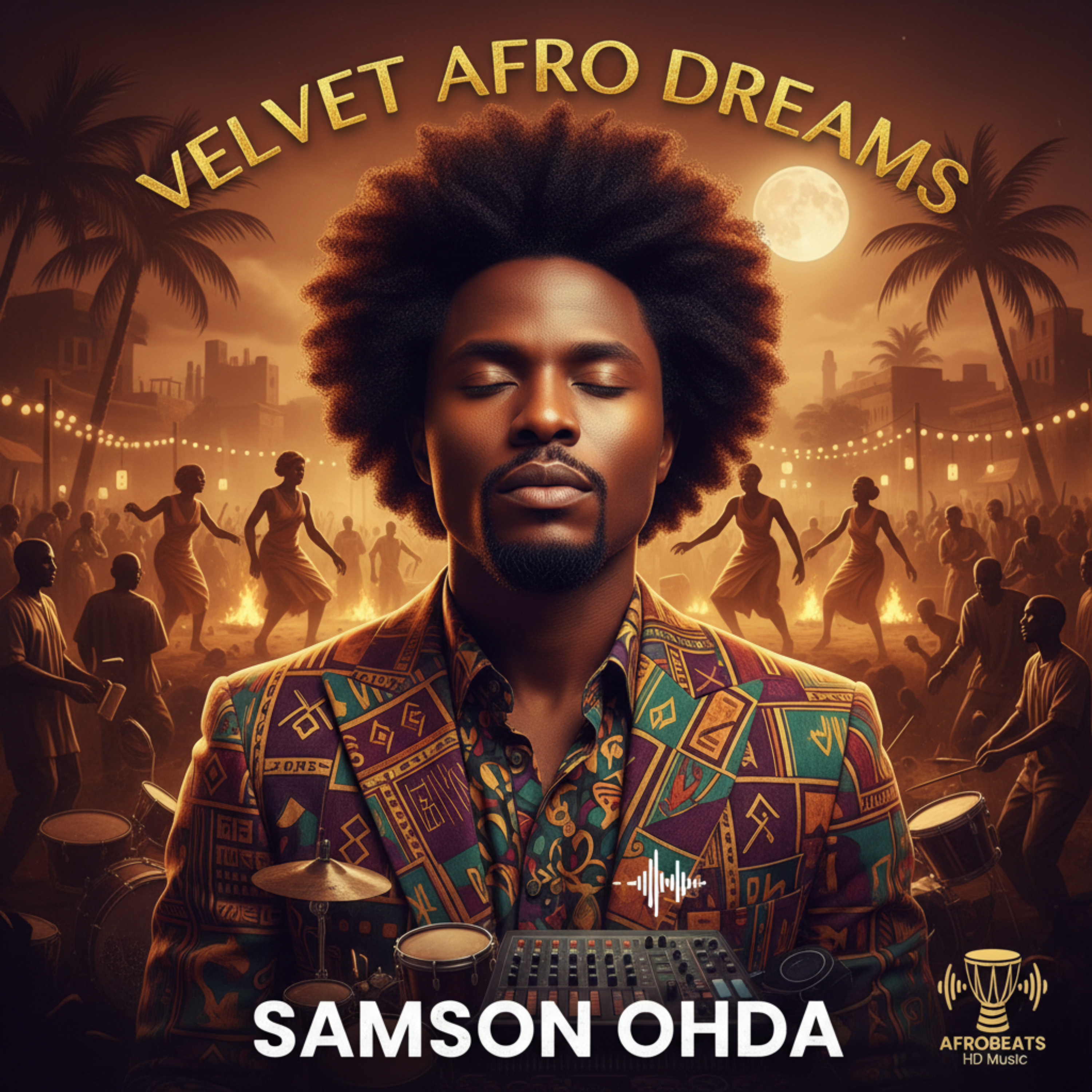 Velvet Afro Dreams by Samson Ohda  cover art