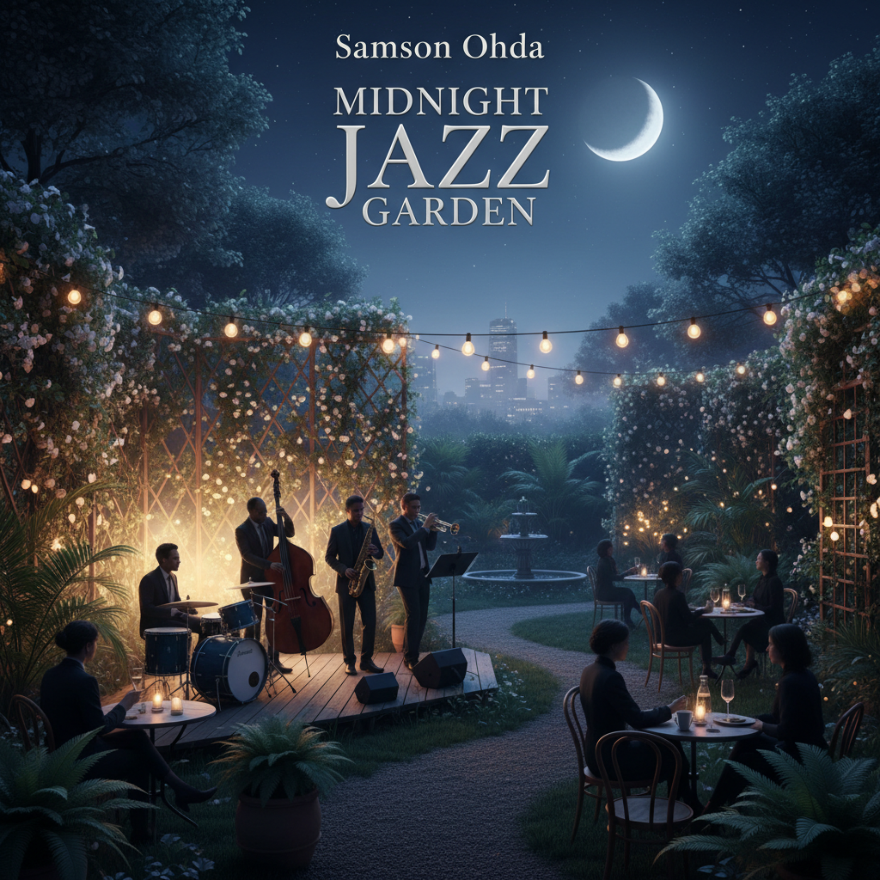 Midnight Jazz Garden by Samson Ohda  cover art