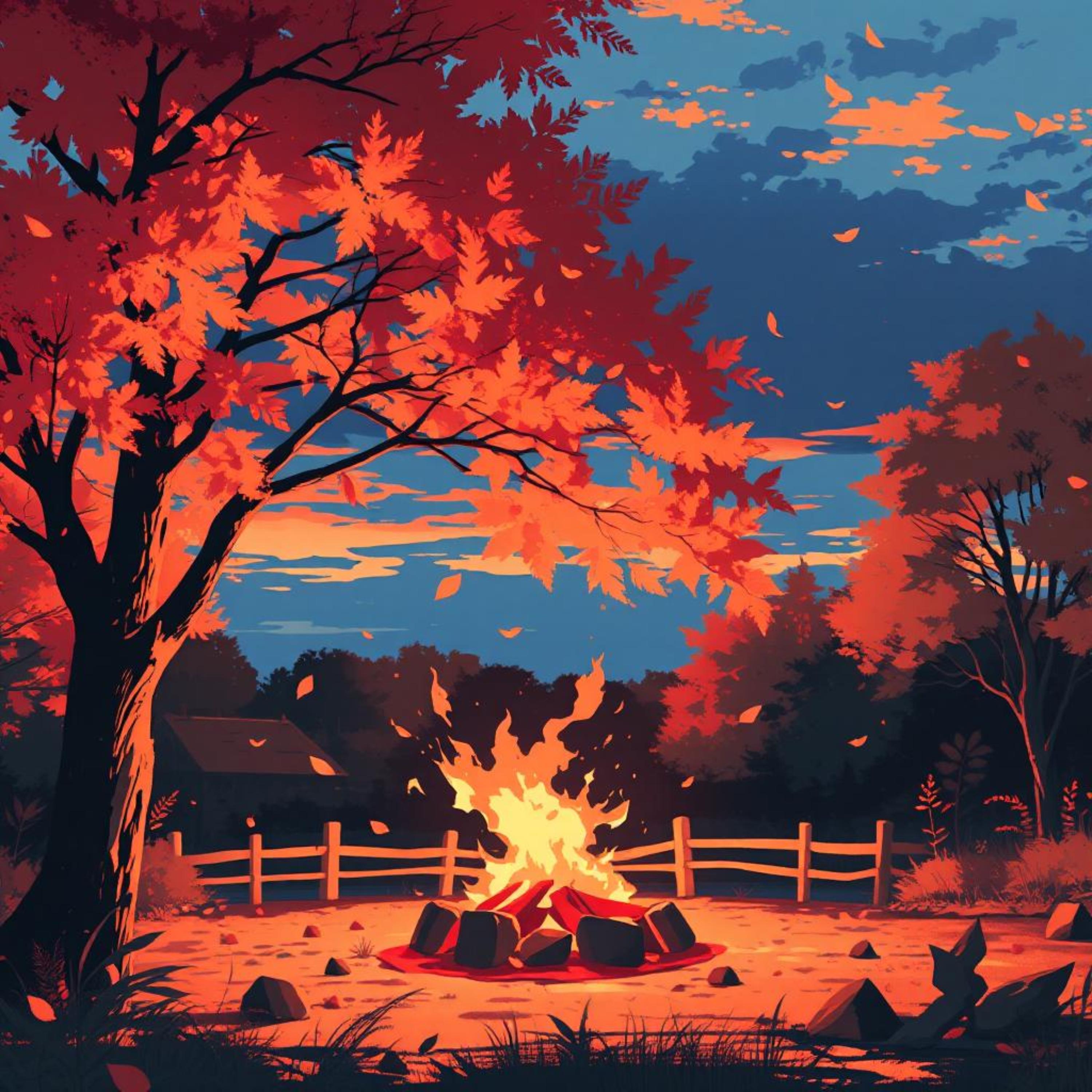 Bonfire & Sweater Weather LoFi artwork
