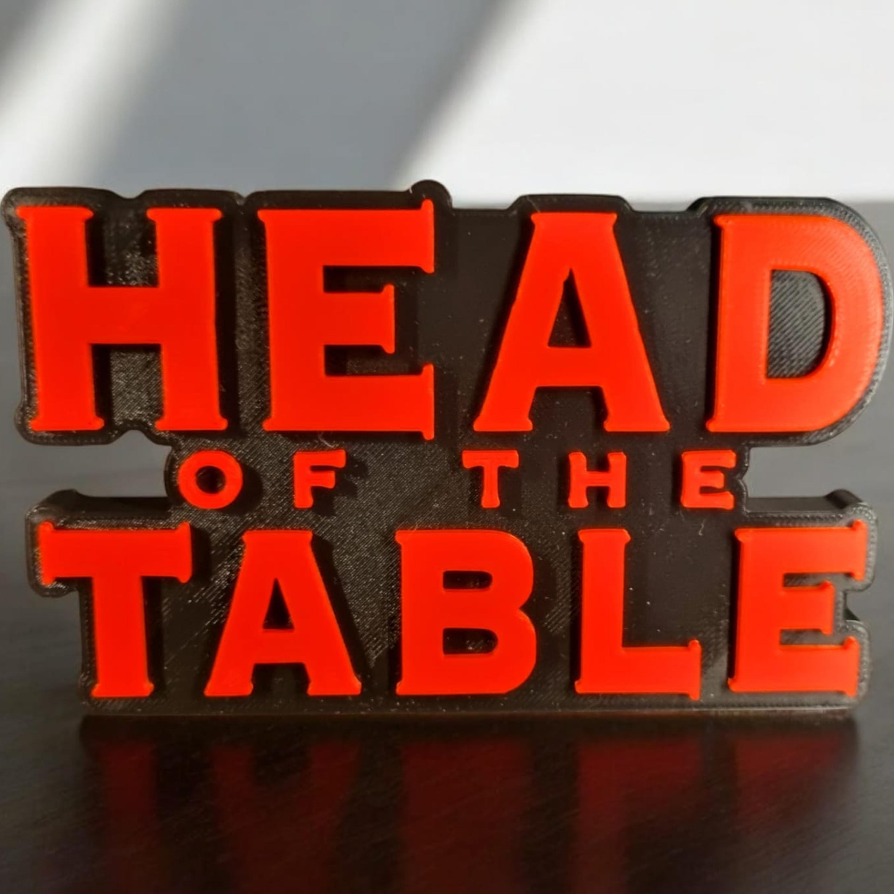 Head of The Table artwork