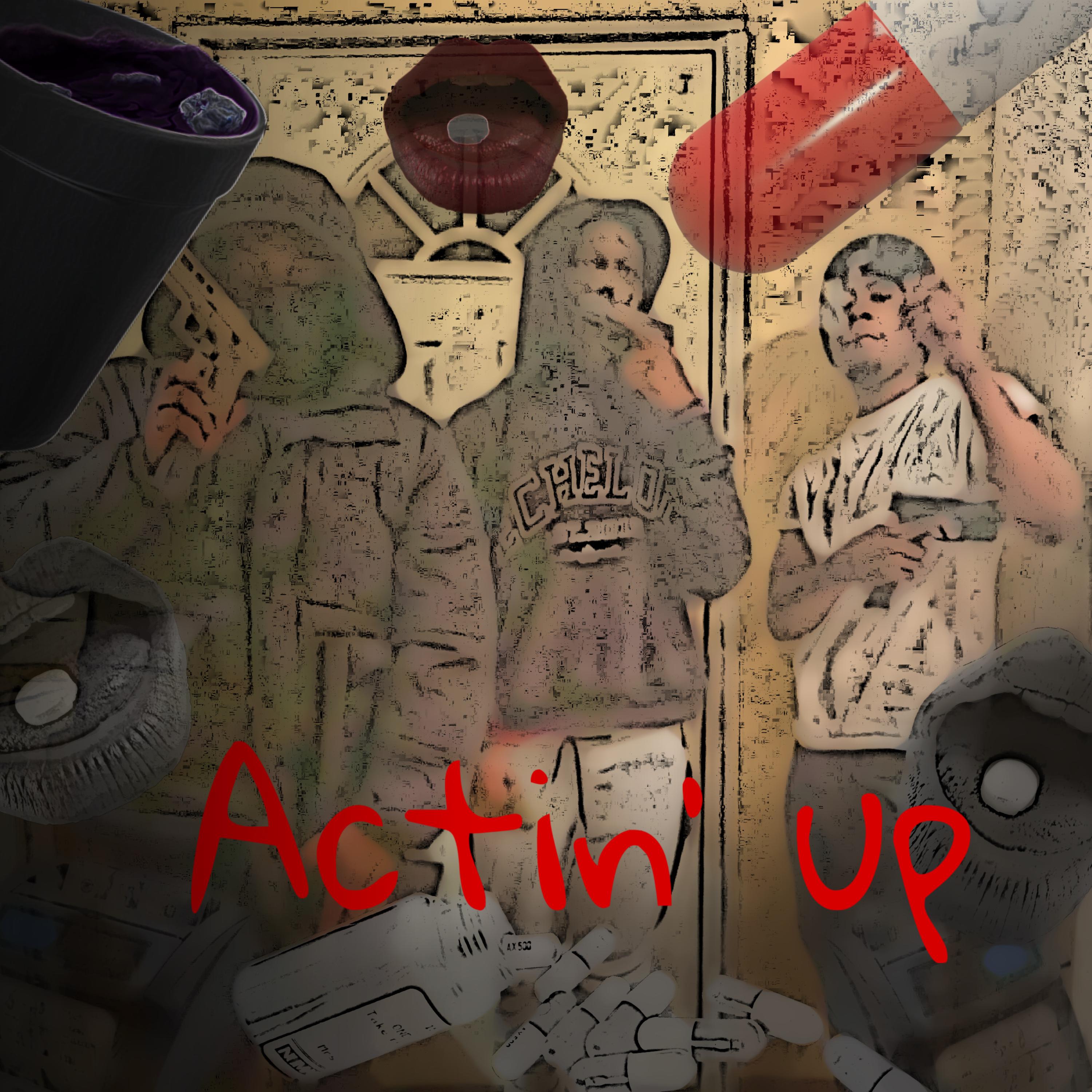 Actin’ Up artwork