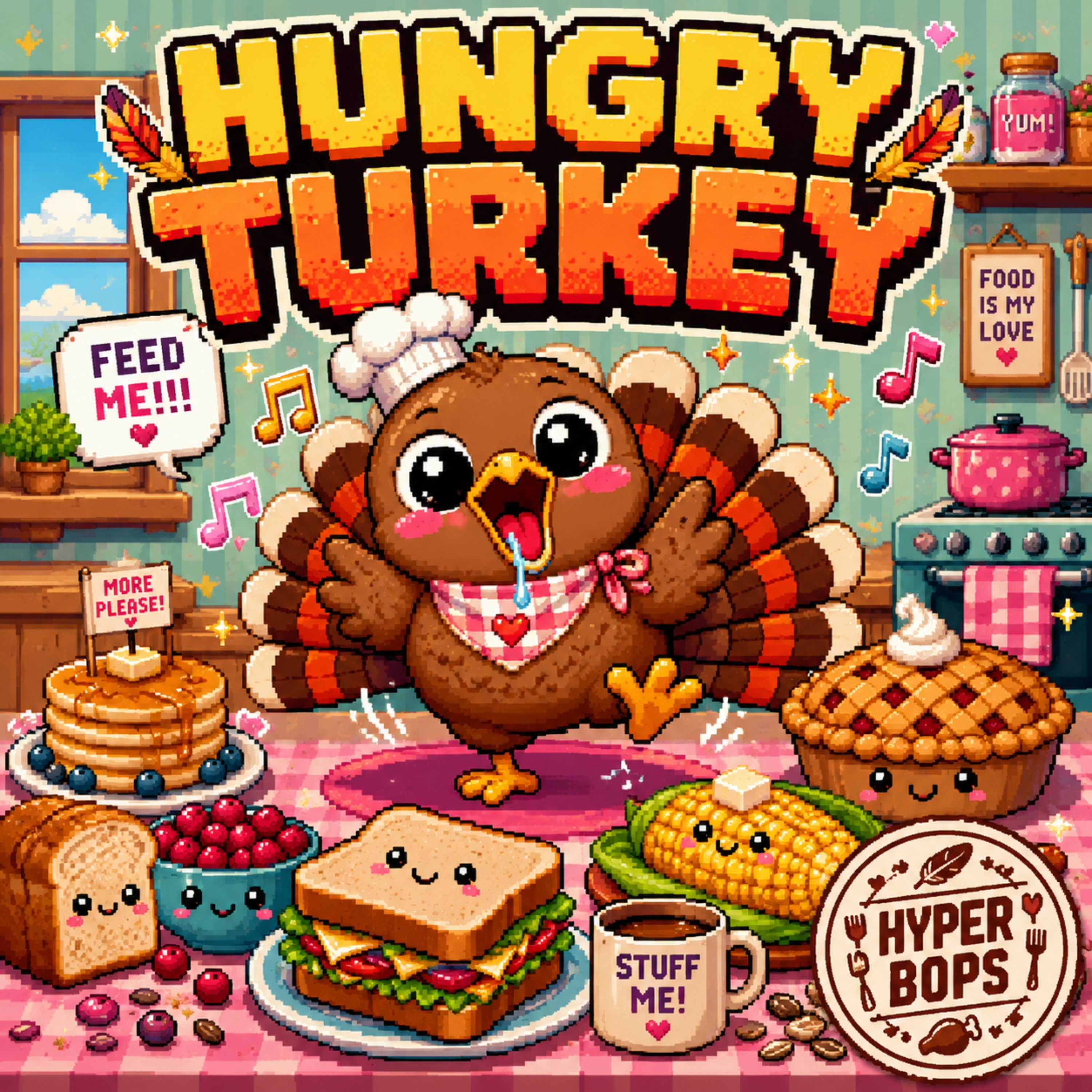 HUNGRY TURKEY by Hyper Bops cover art