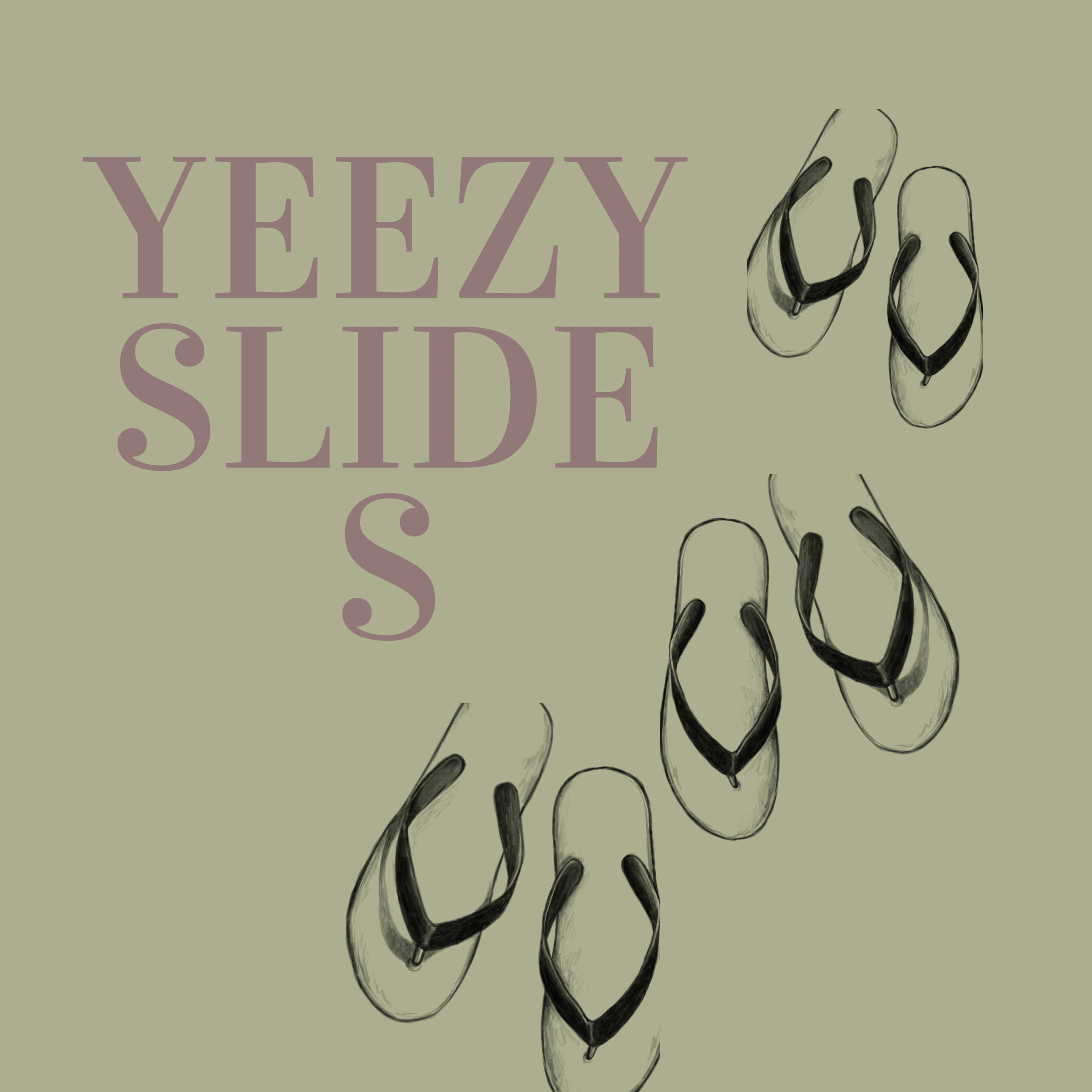 Yeezy Slides artwork
