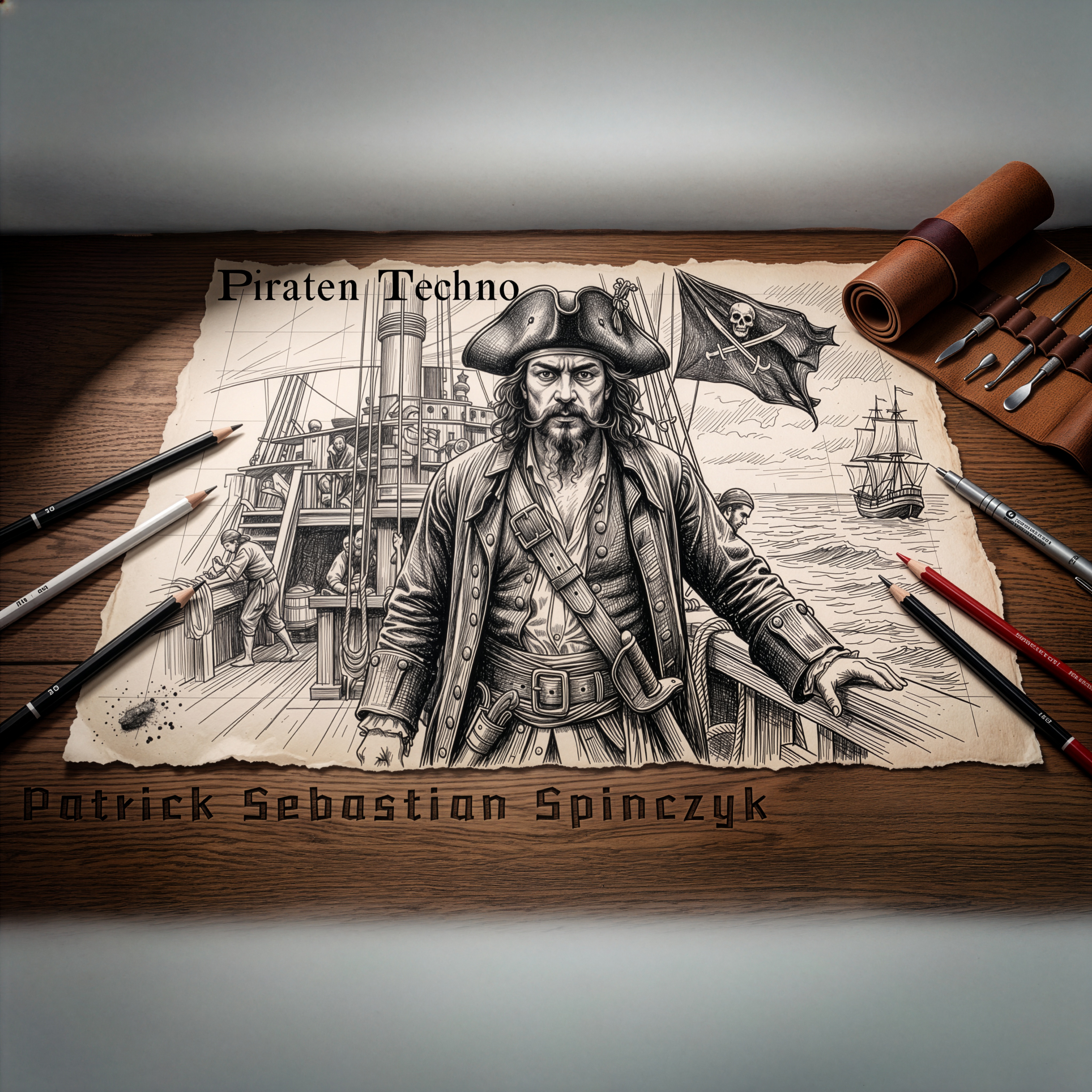 Piraten Techno by Patrick Sebastian Spinczyk cover art