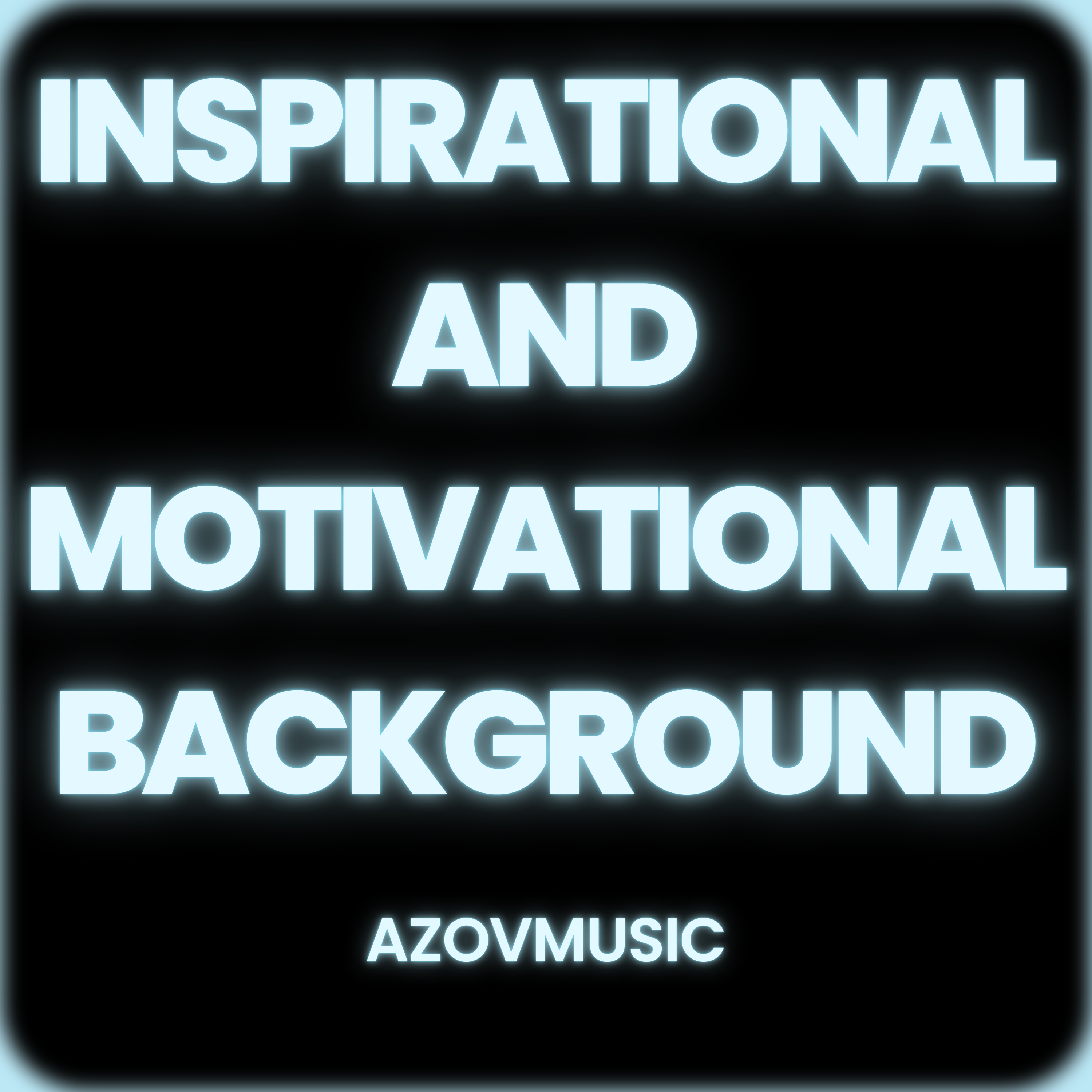 Inspirational and motivational background artwork