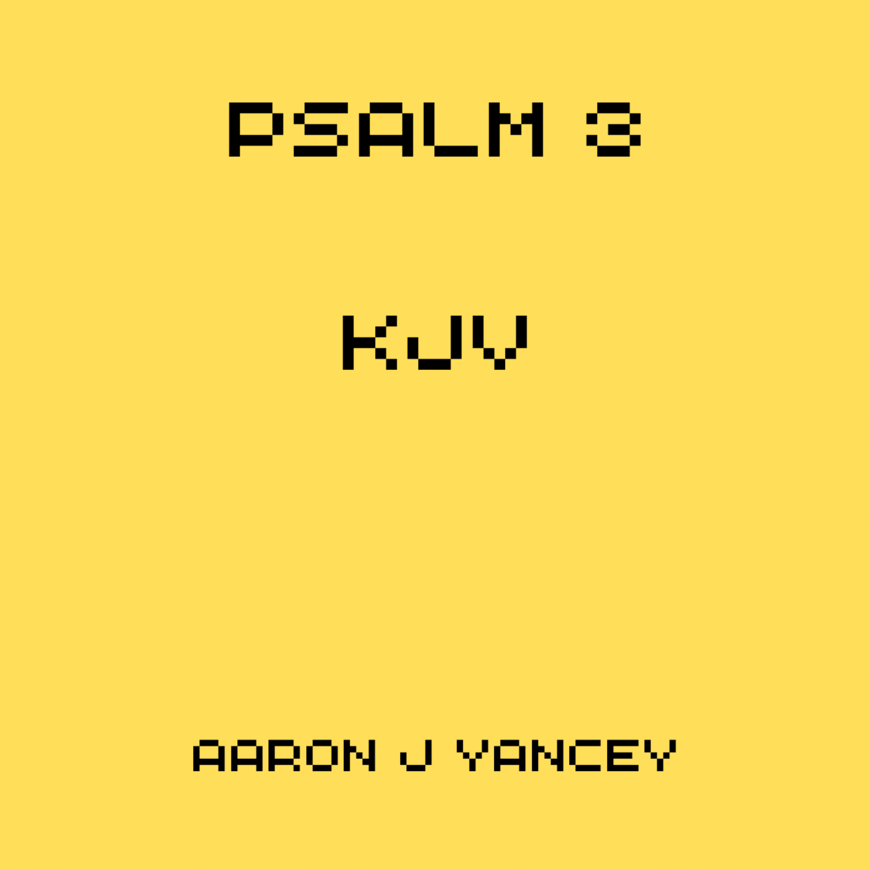 Psalm 3 KJV artwork