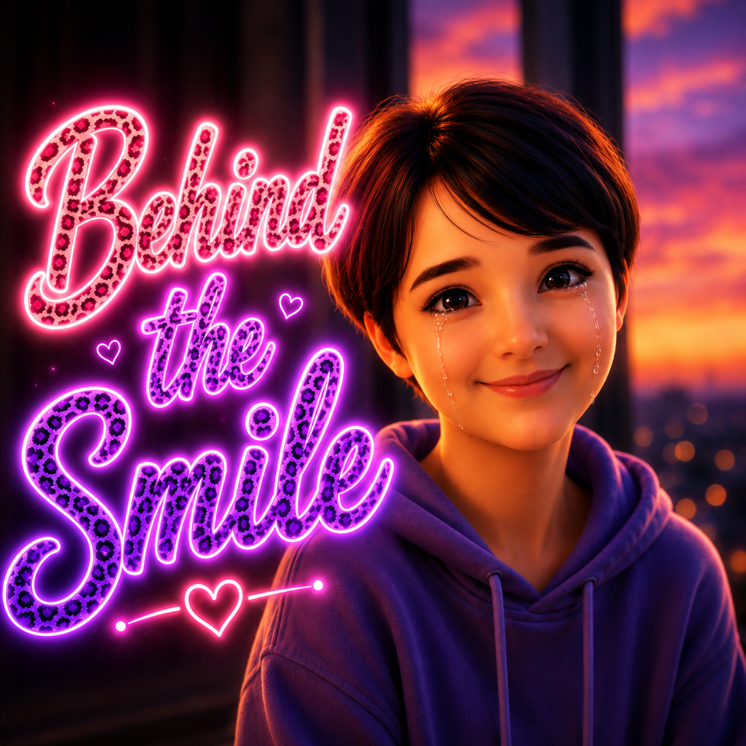 Behind the Smile by glow flower cover art