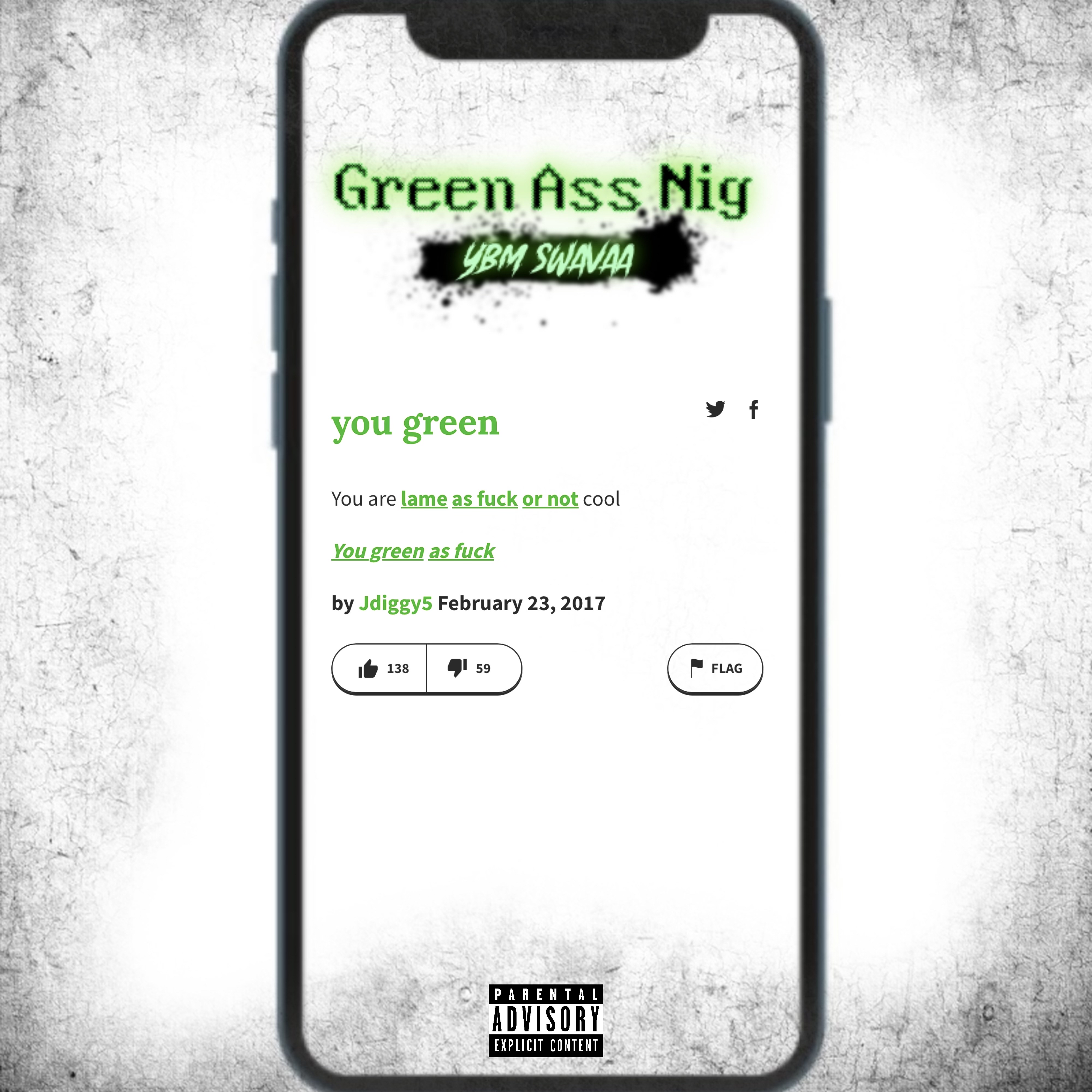 Green Ass Nig by YBM Swavaa cover art