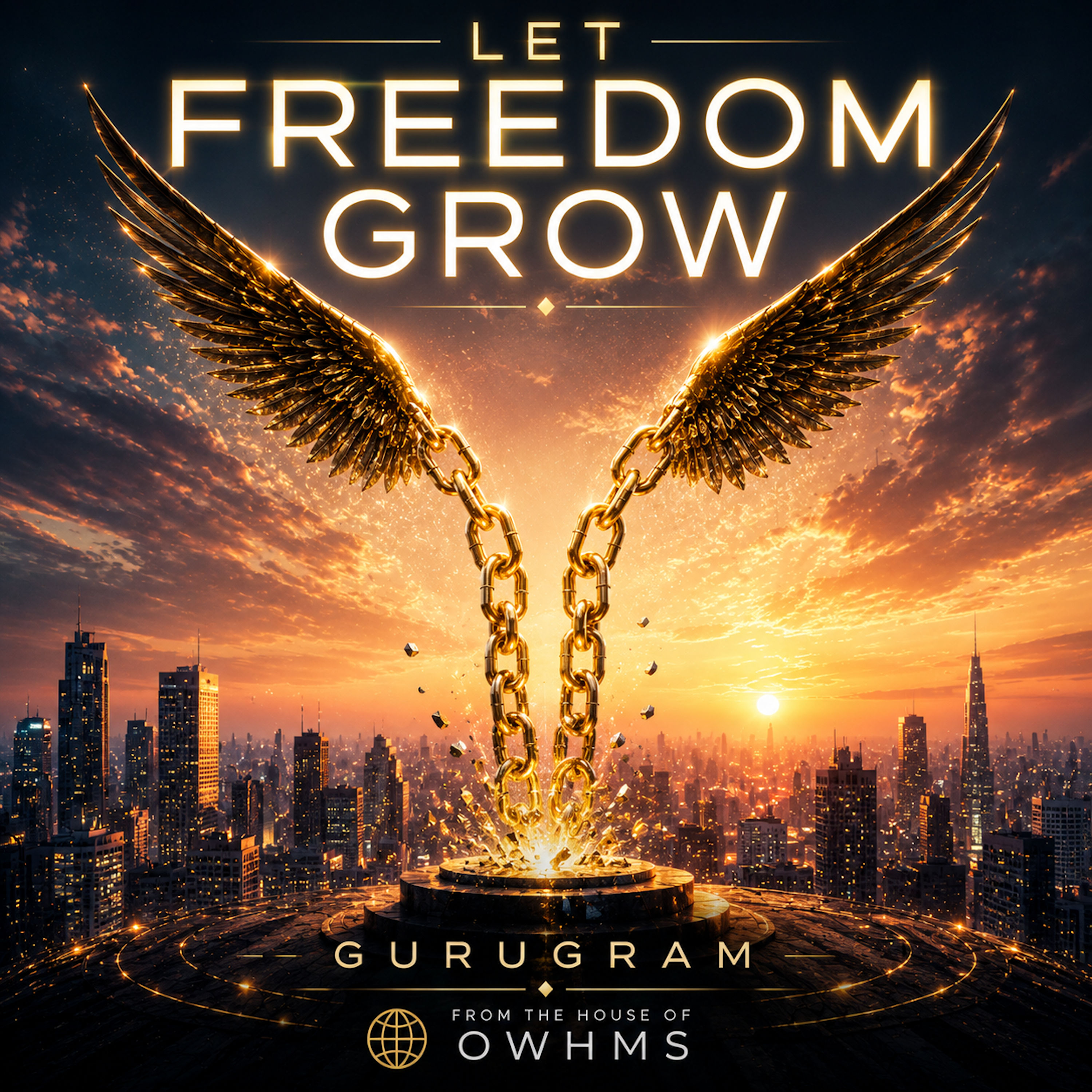 LET FREEDOM GROW by GURUGRAM cover art
