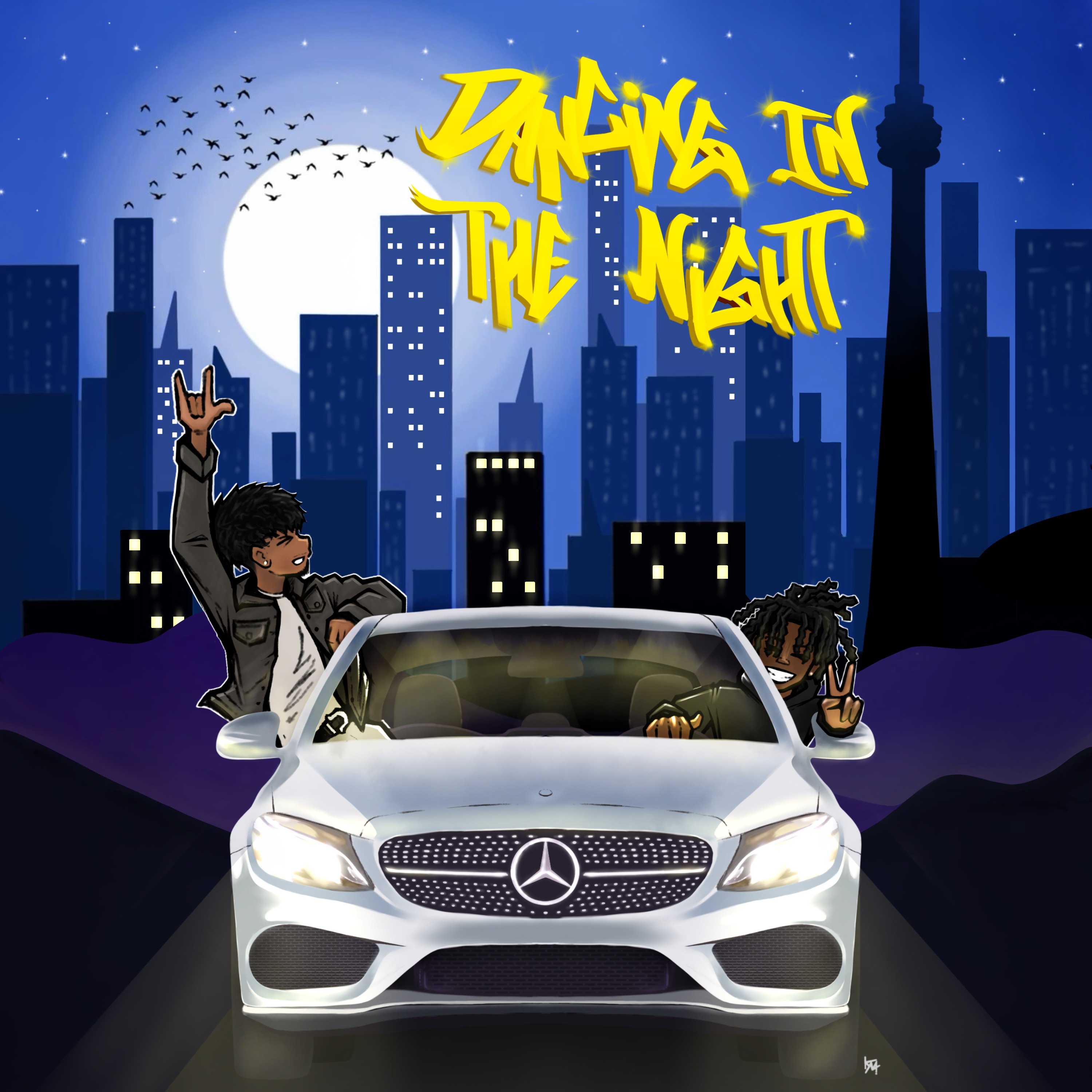 Dancing in the night artwork