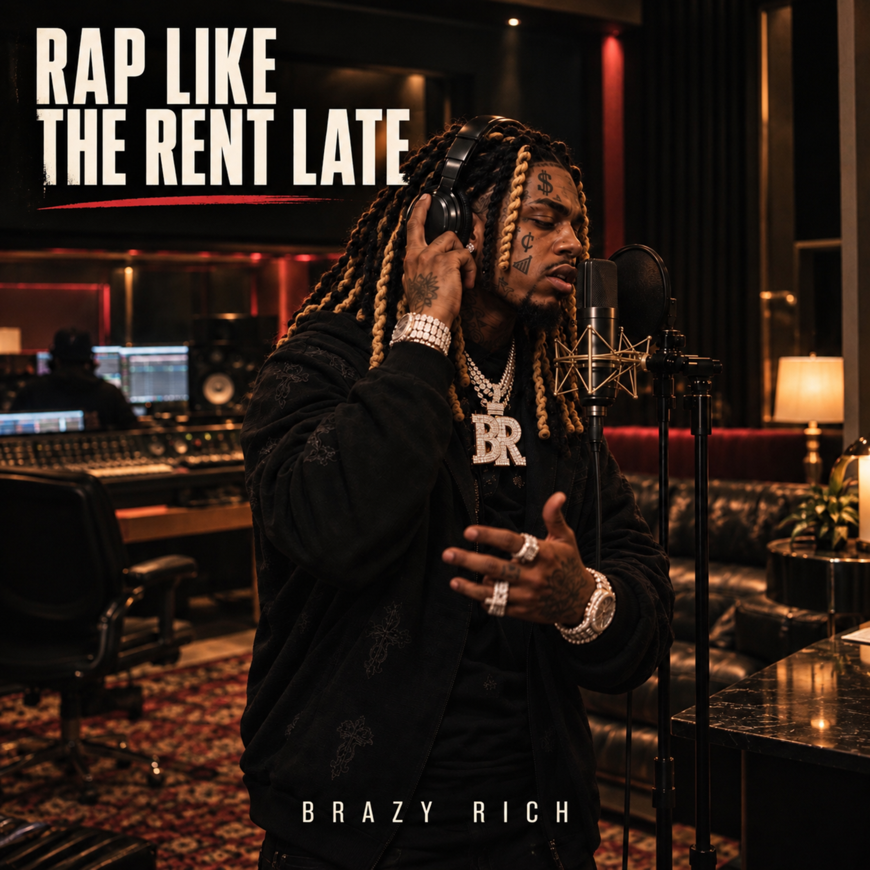 Rap Like The Rent Late by Brazy Rich cover art