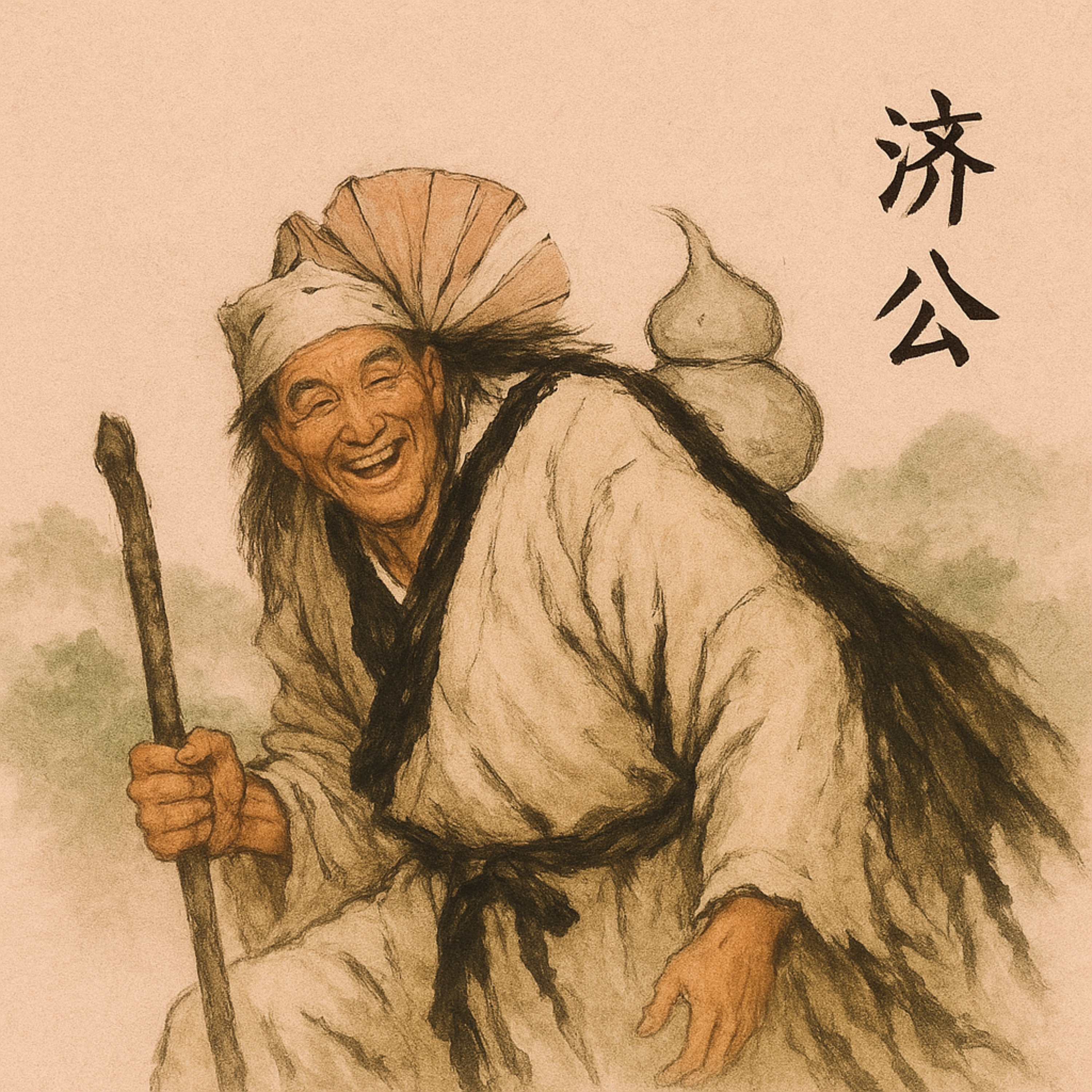 济公: 疯癫里的慈悲 artwork