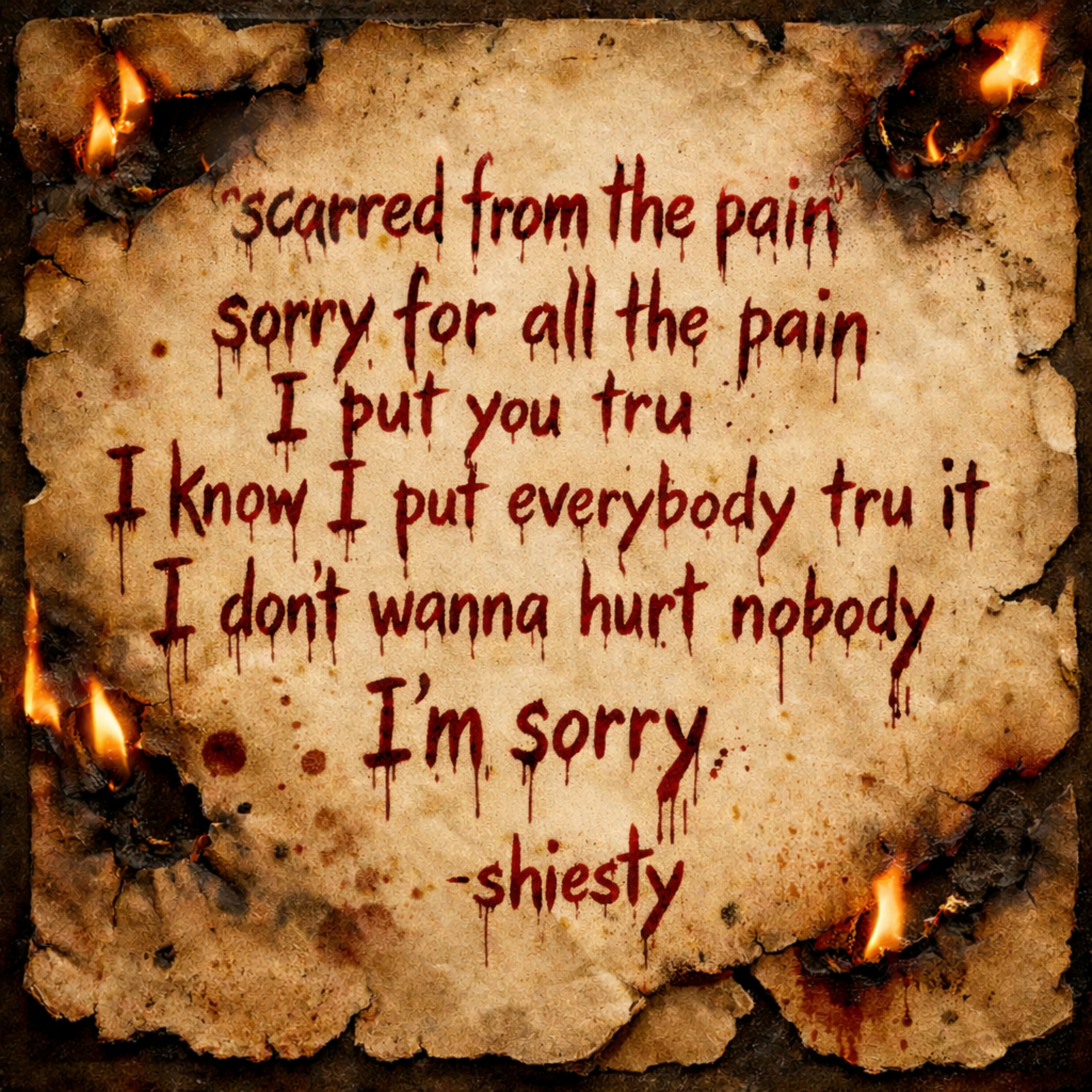 Scarred From The Pain by S_to_shiesty cover art