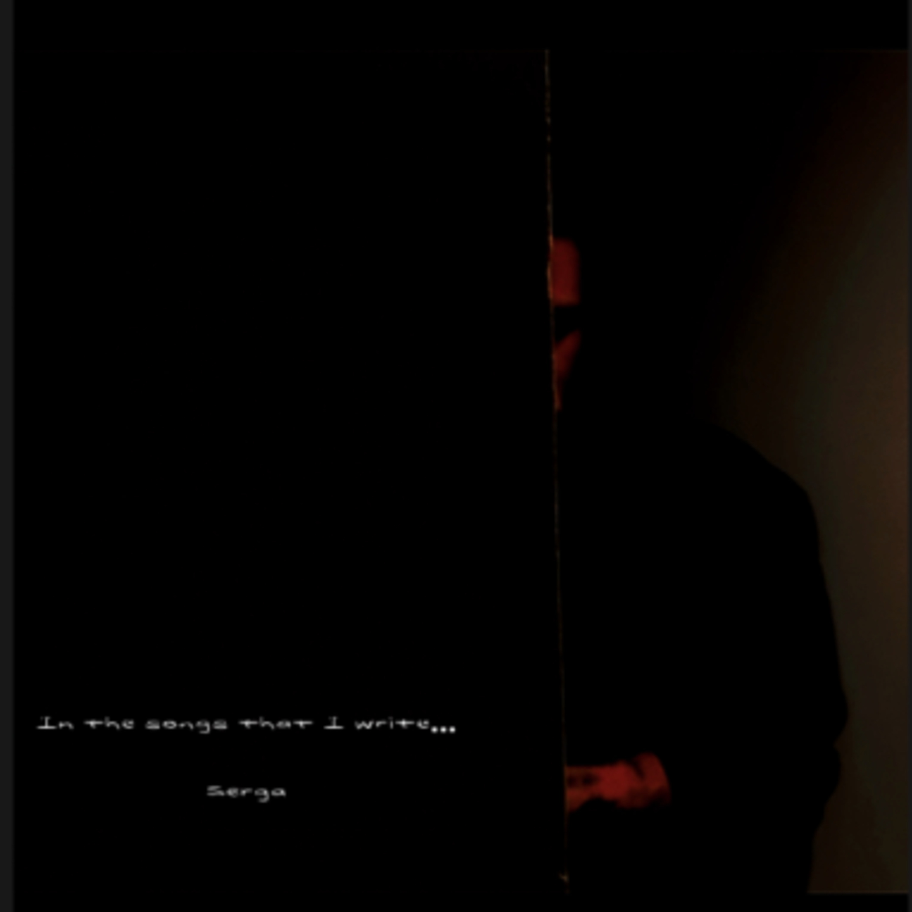 In The Songs That I Write... artwork