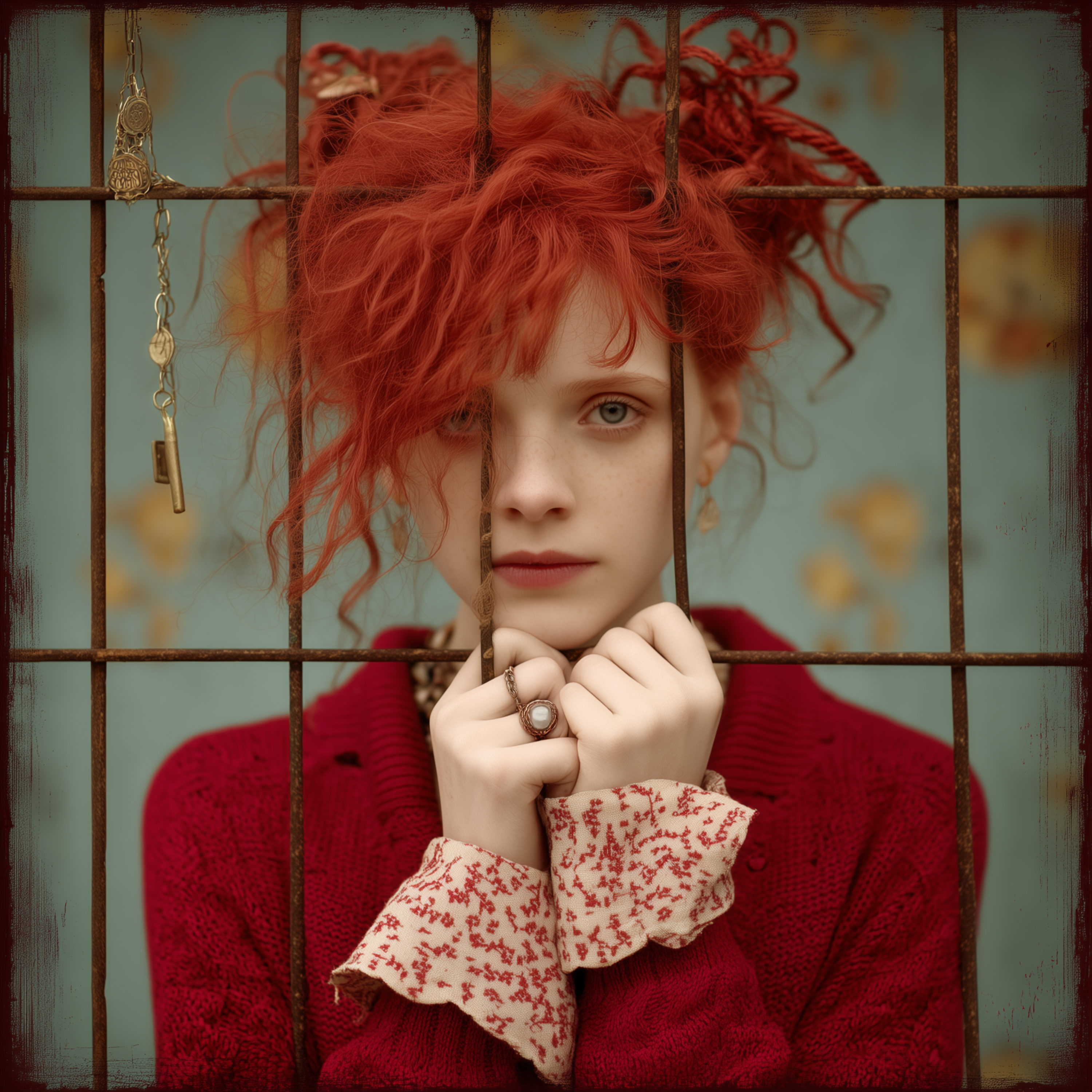 a girl in a world artwork