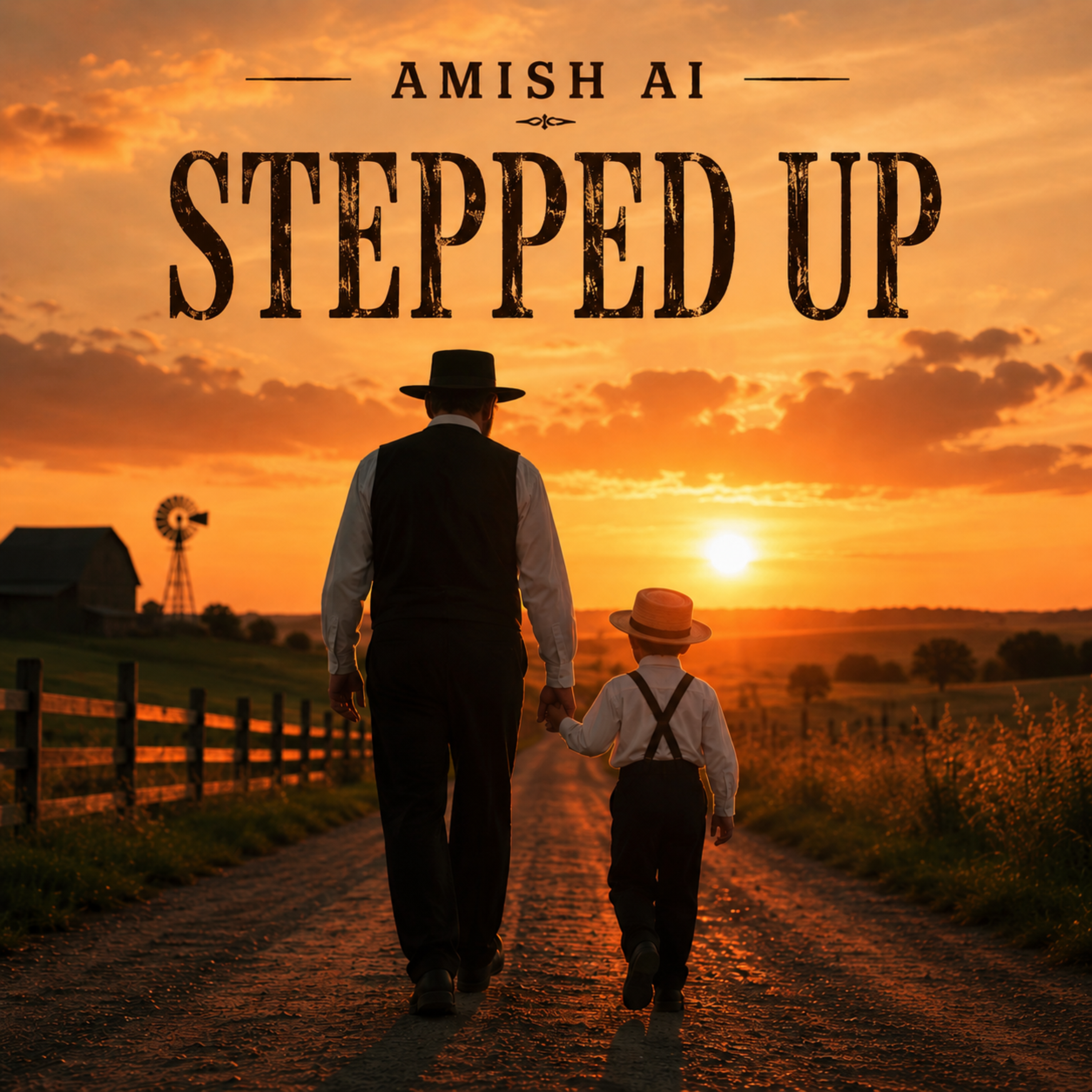 Stepped Up by Amish AI cover art