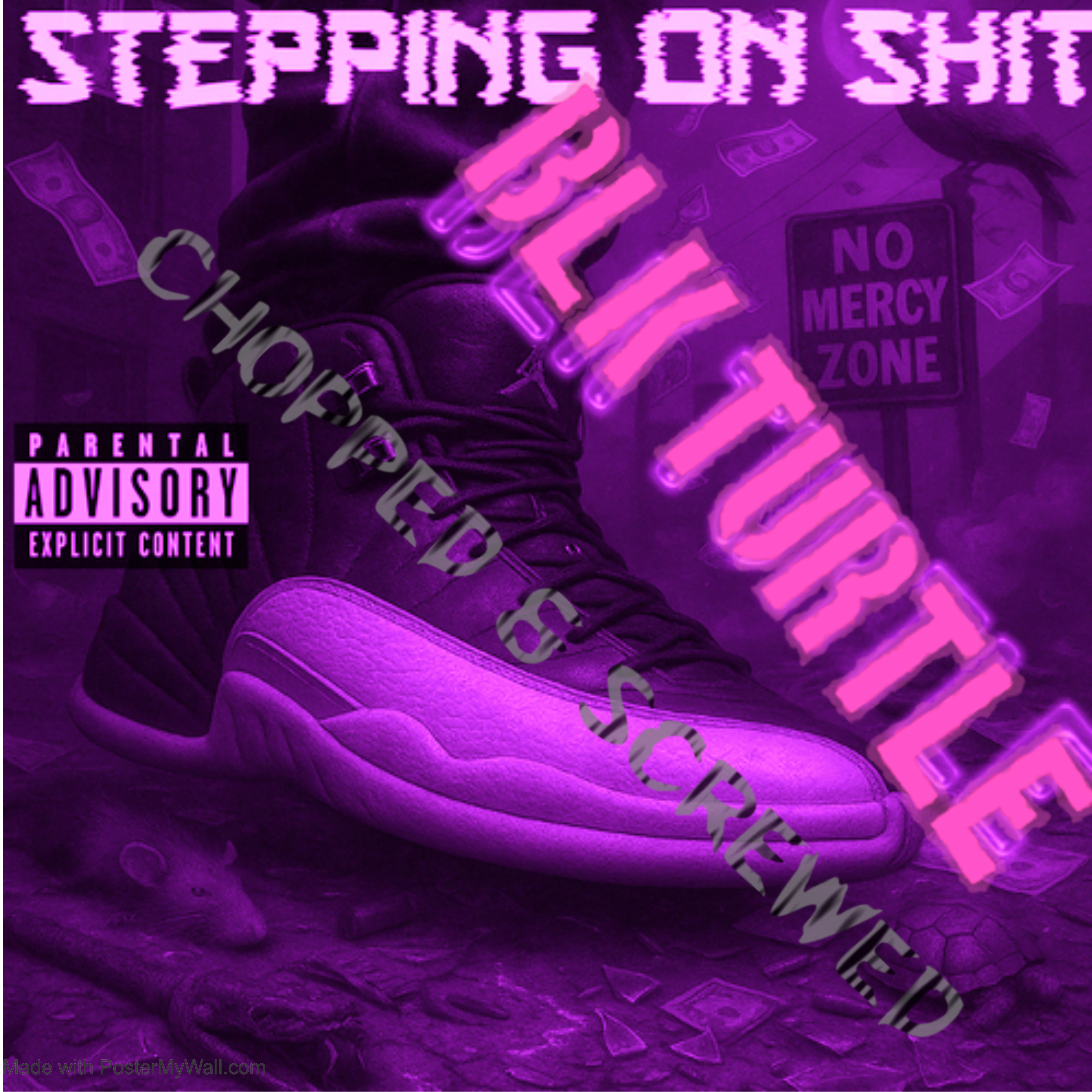 STEPPING ON SHIT (CHOPPED & SCREWED) artwork
