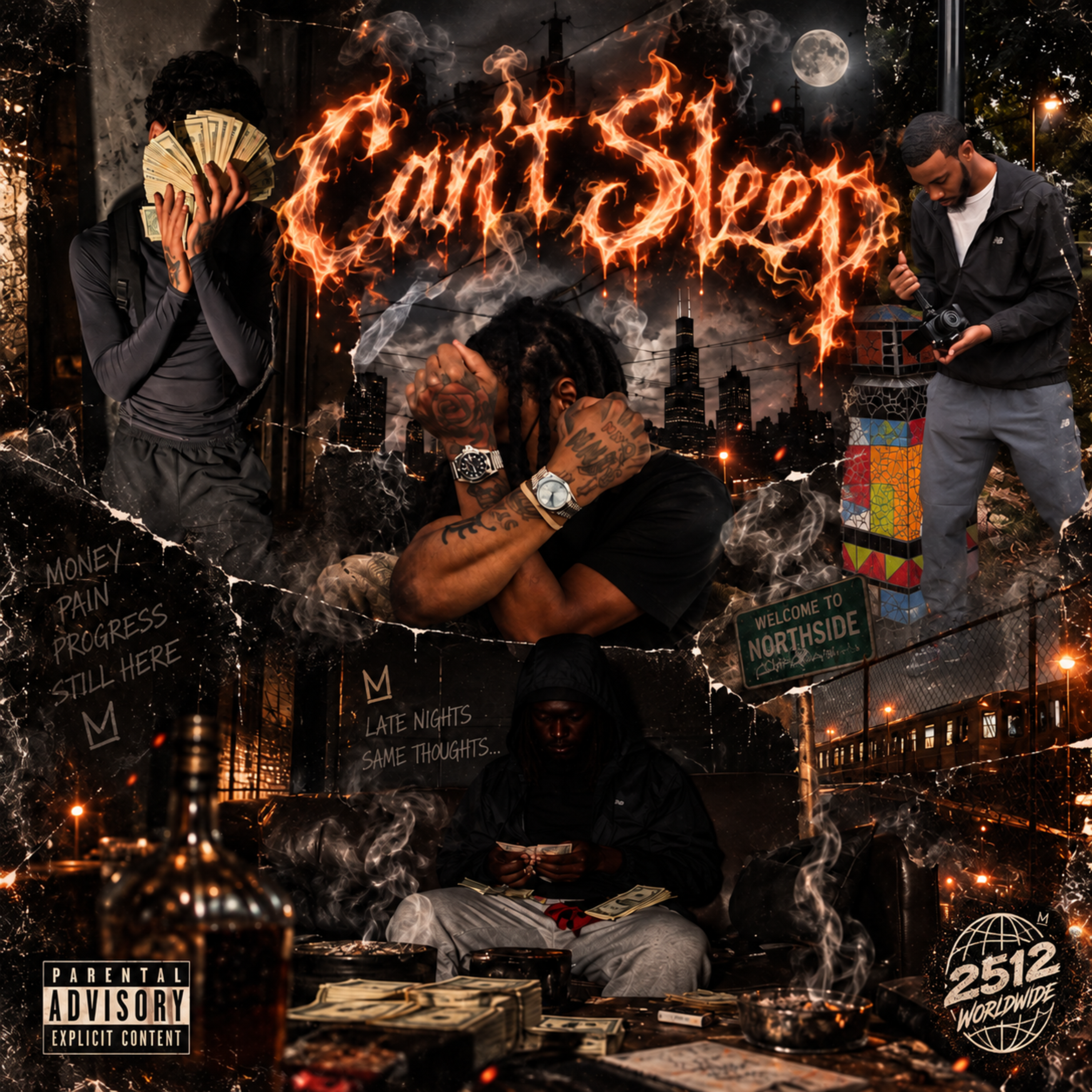 Can’t Sleep by YL Sam cover art