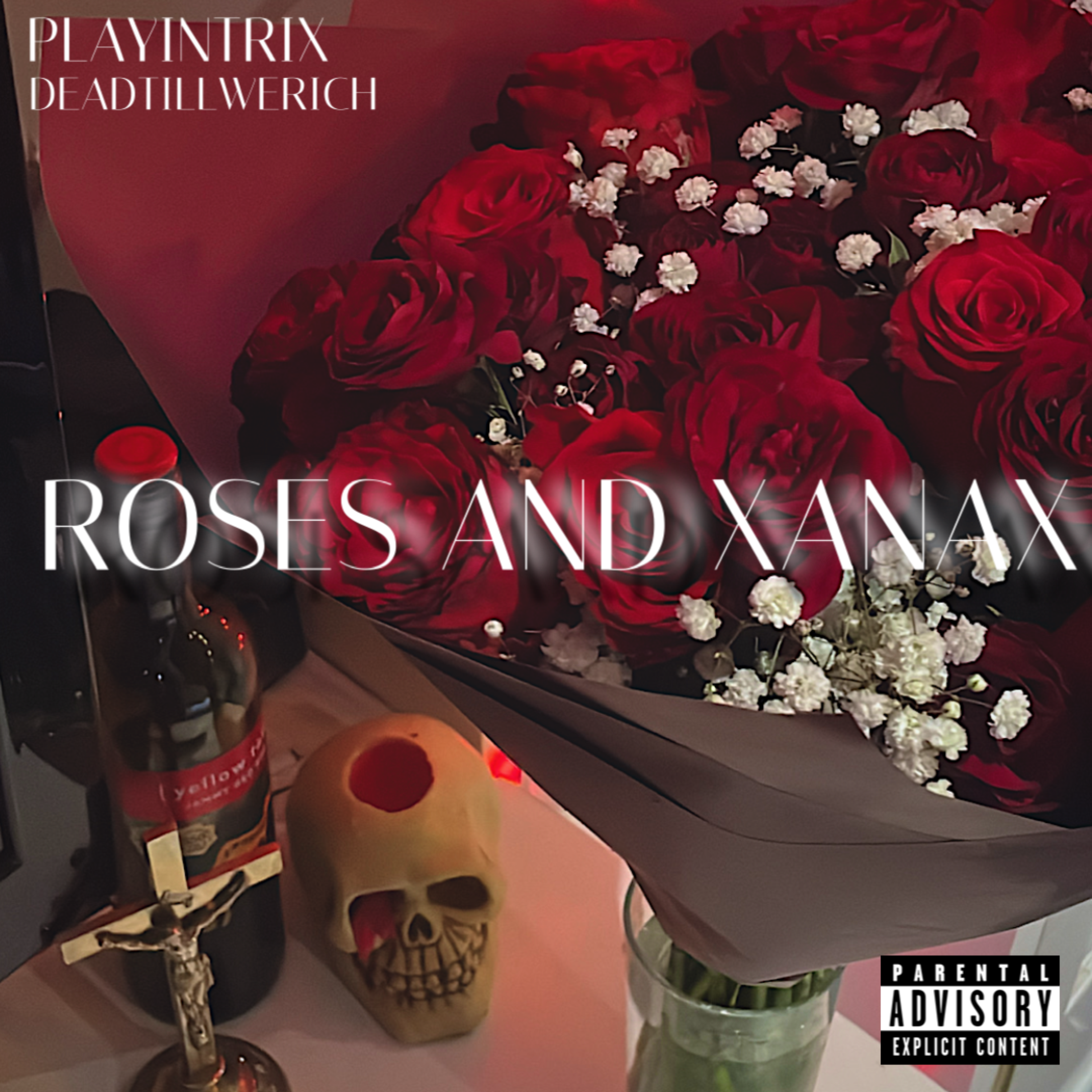 roses and xanax artwork
