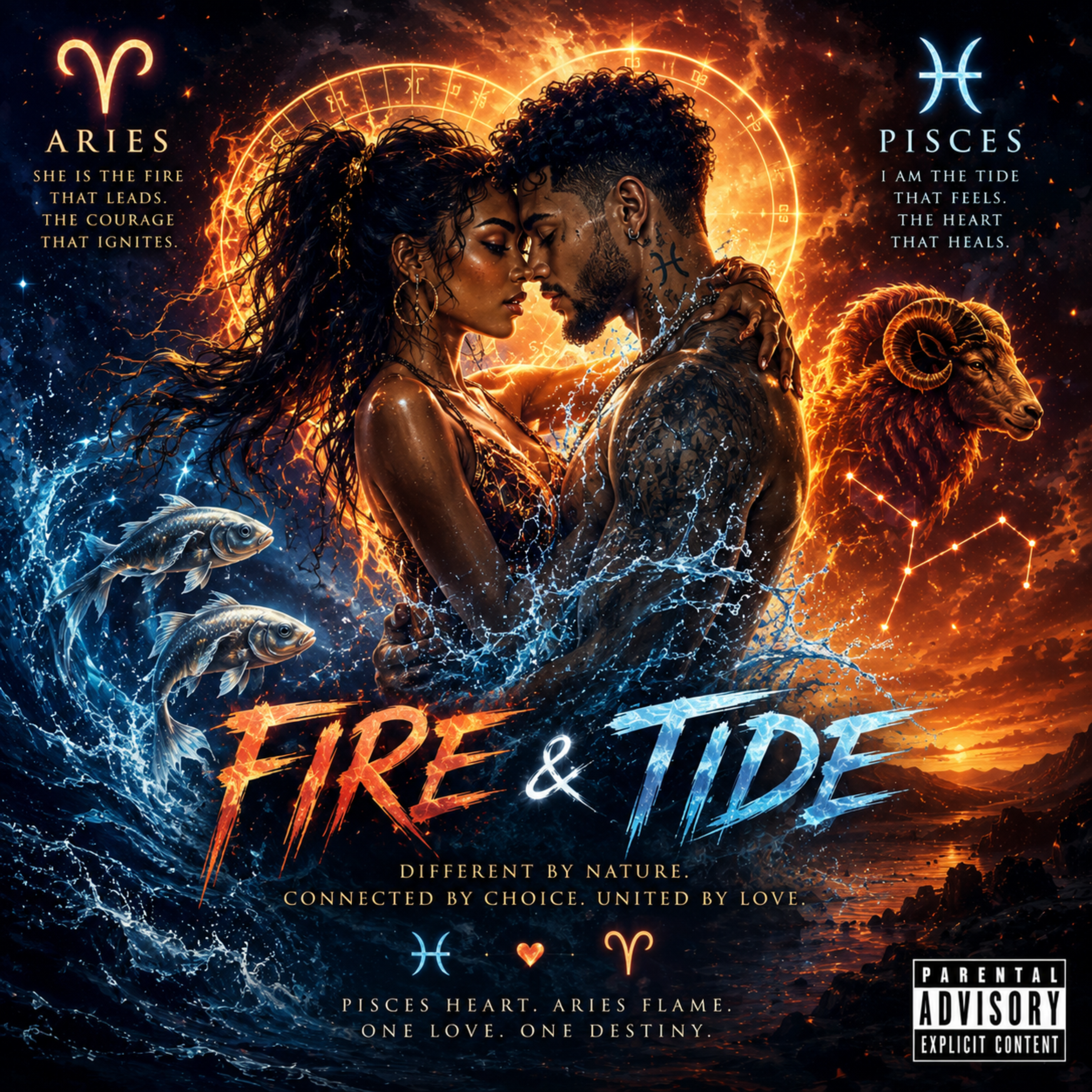 Fire&Tide by A.D. cover art