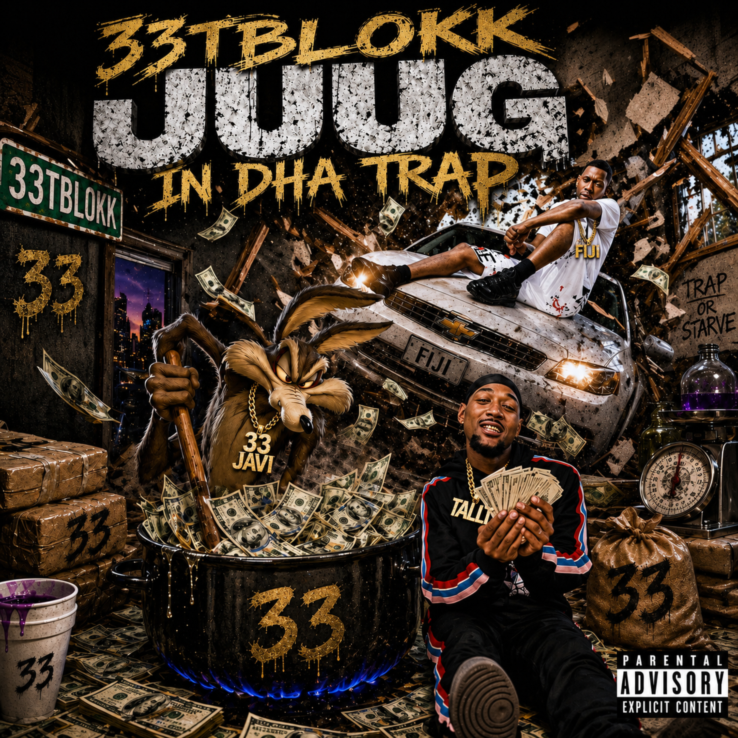 33TBLOKK JUUG IN DHA TRAP by 33Javi cover art
