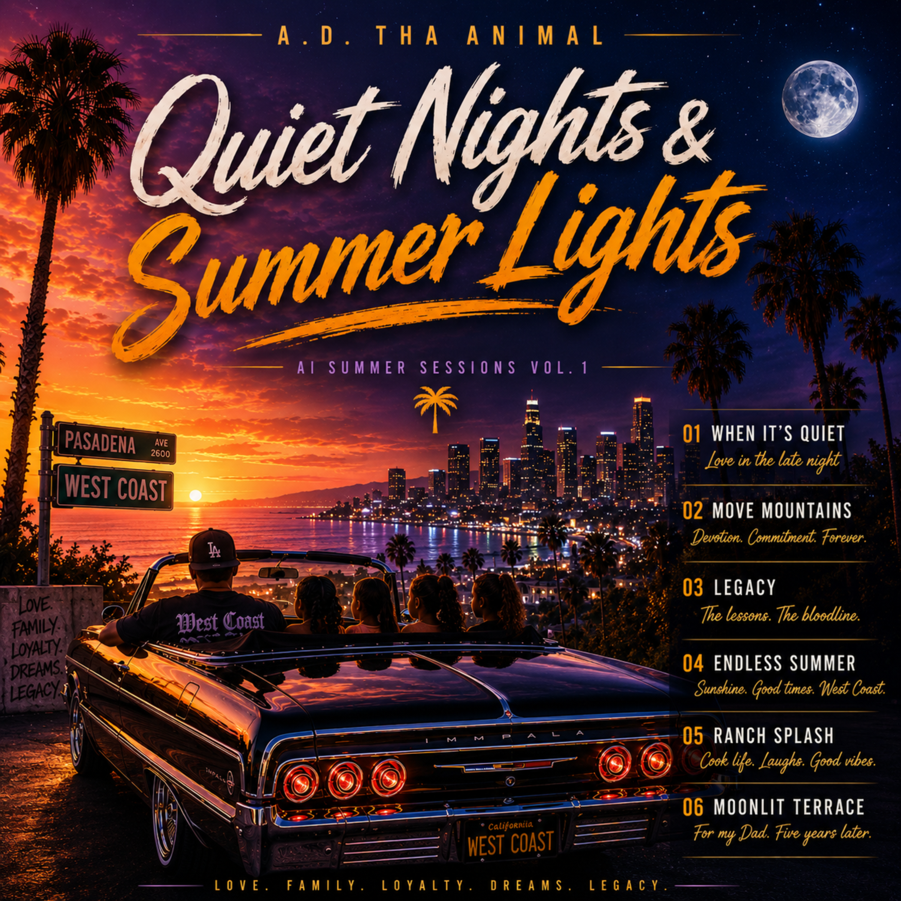 Quiet Nights And Summer Nights by A.D. cover art