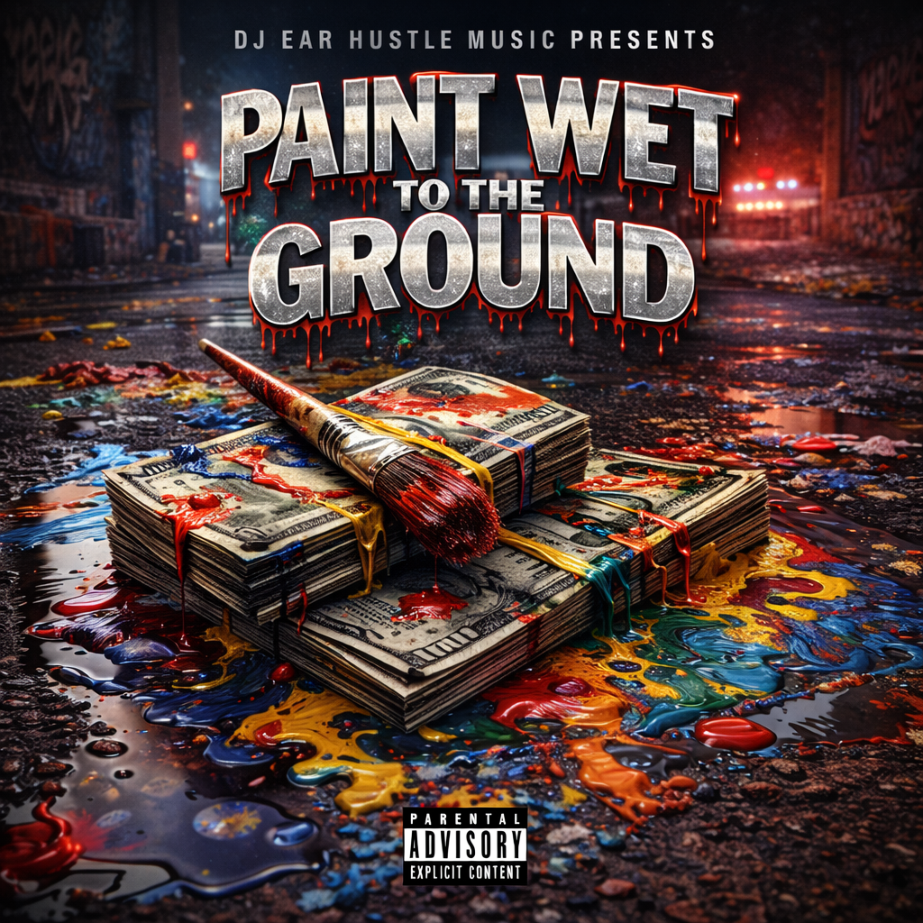 Paint Wet To The Ground artwork