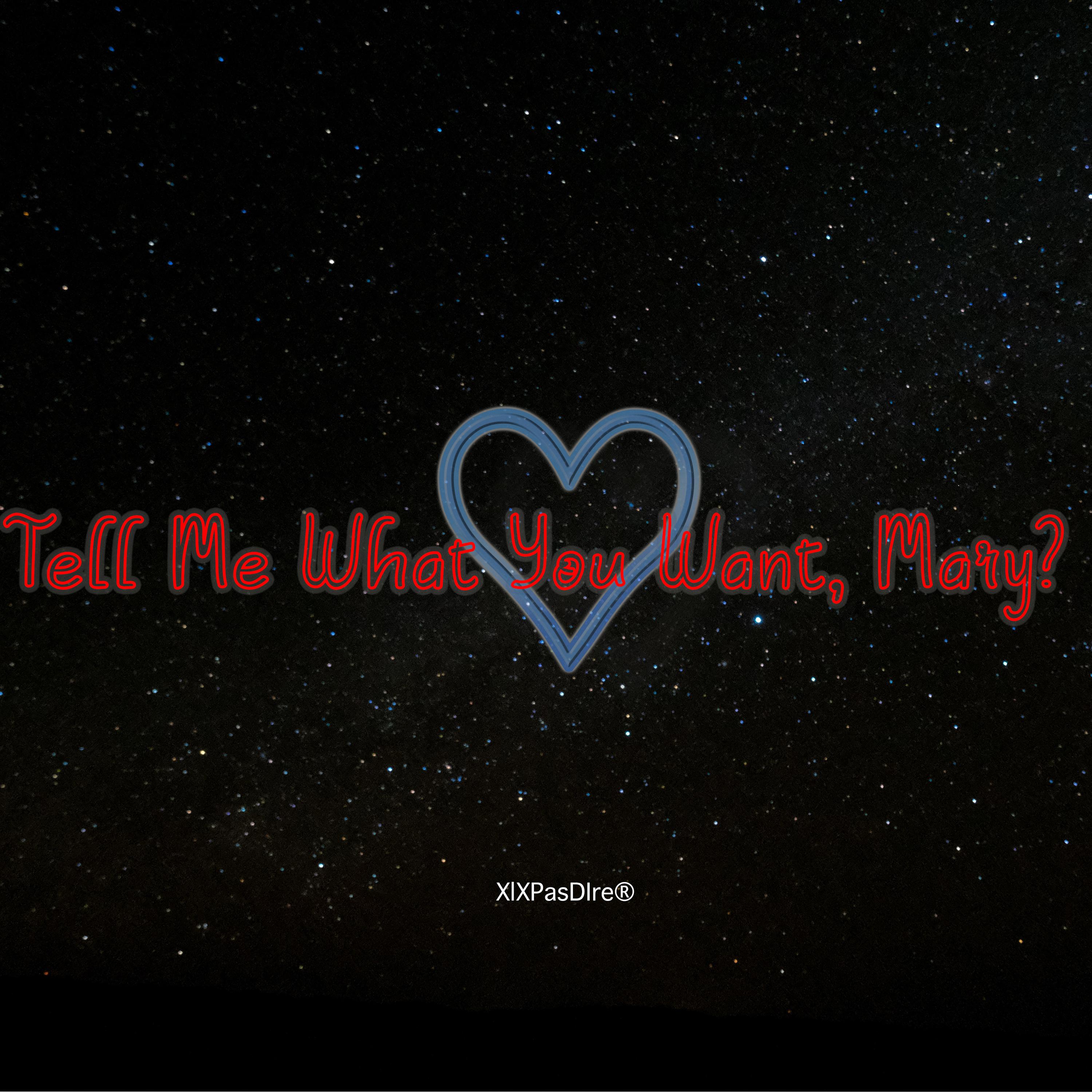 Tell Me What You Want, Mary? artwork