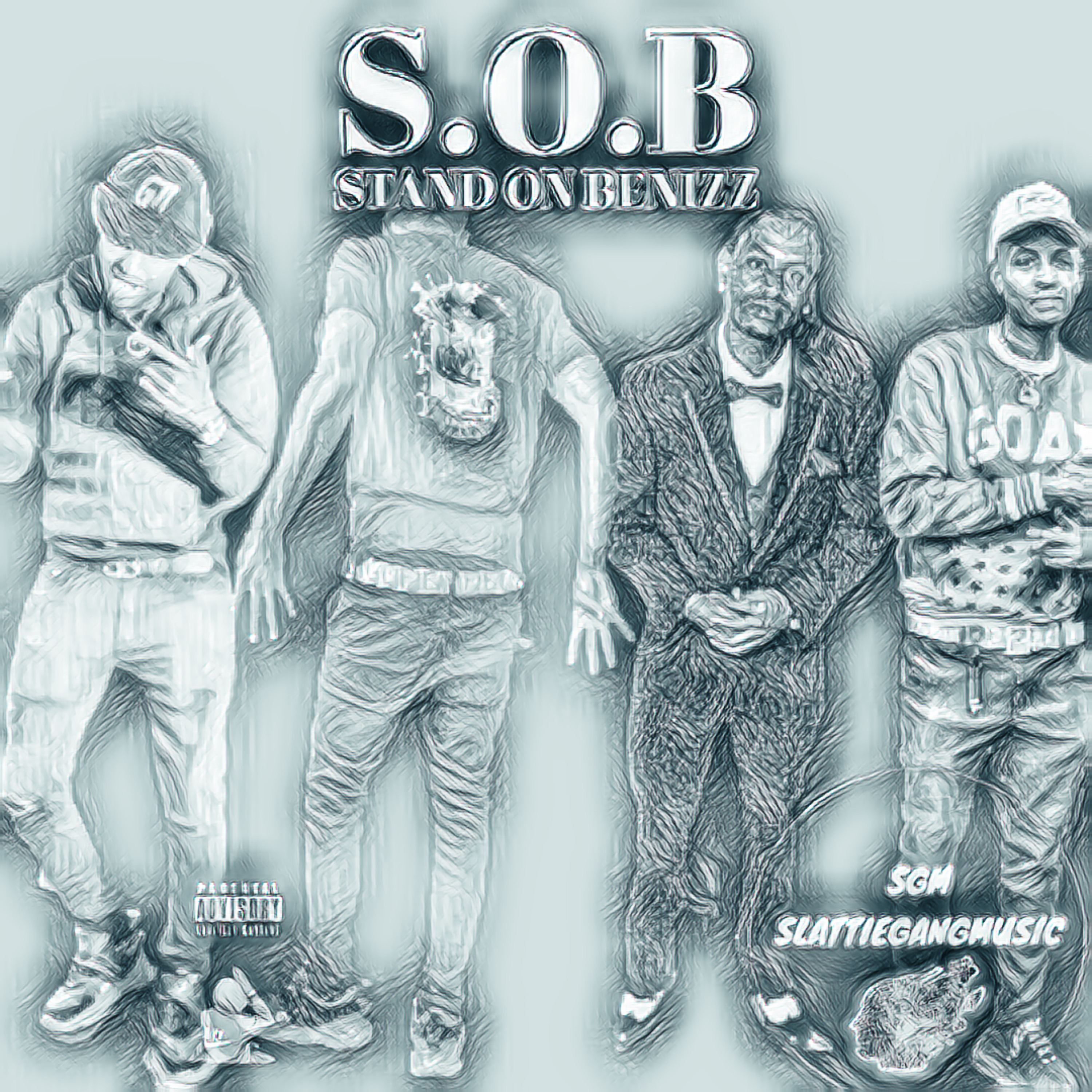 S.O.B STAND ON BENIZZ artwork