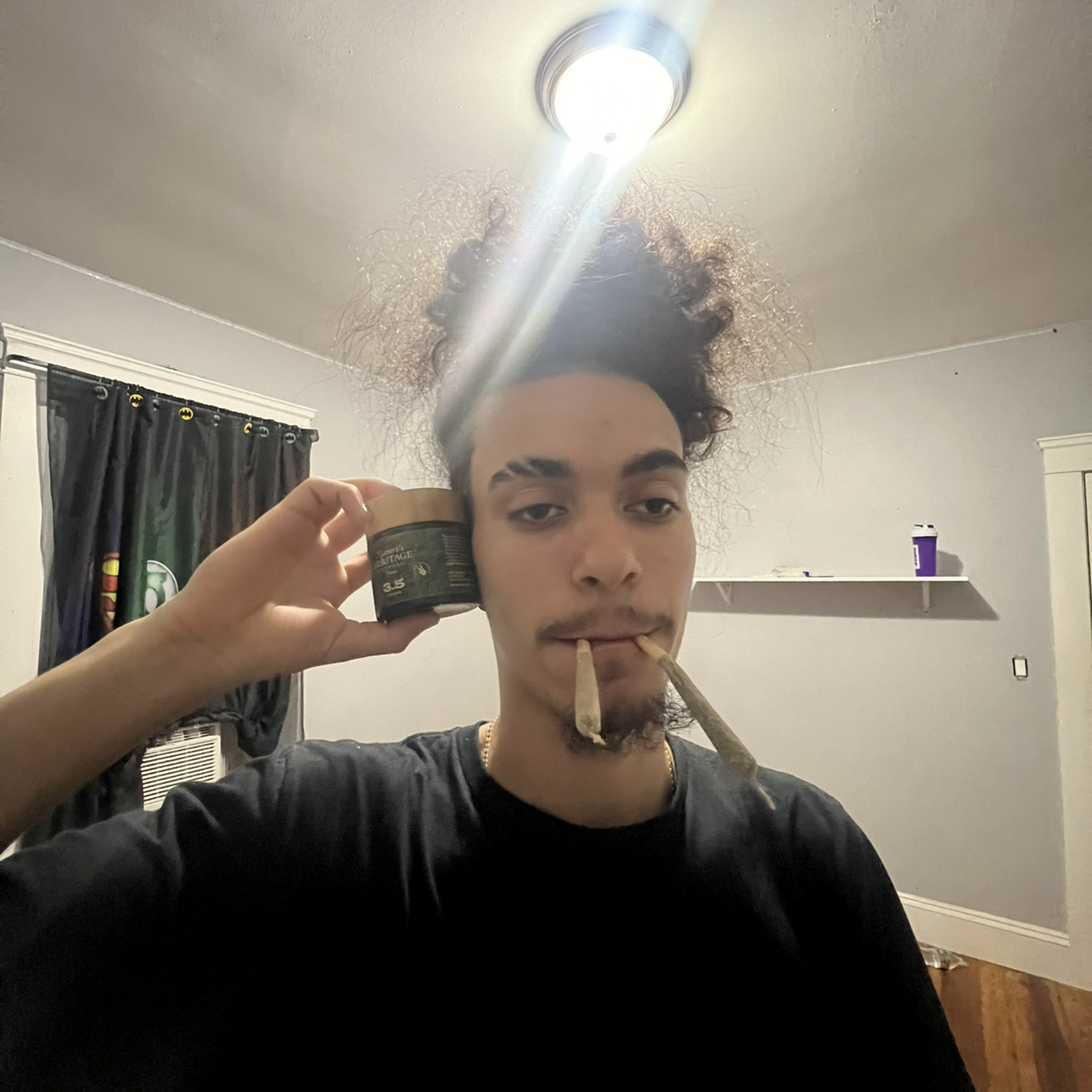 sitting home smoking doobiez till I fall asleep artwork