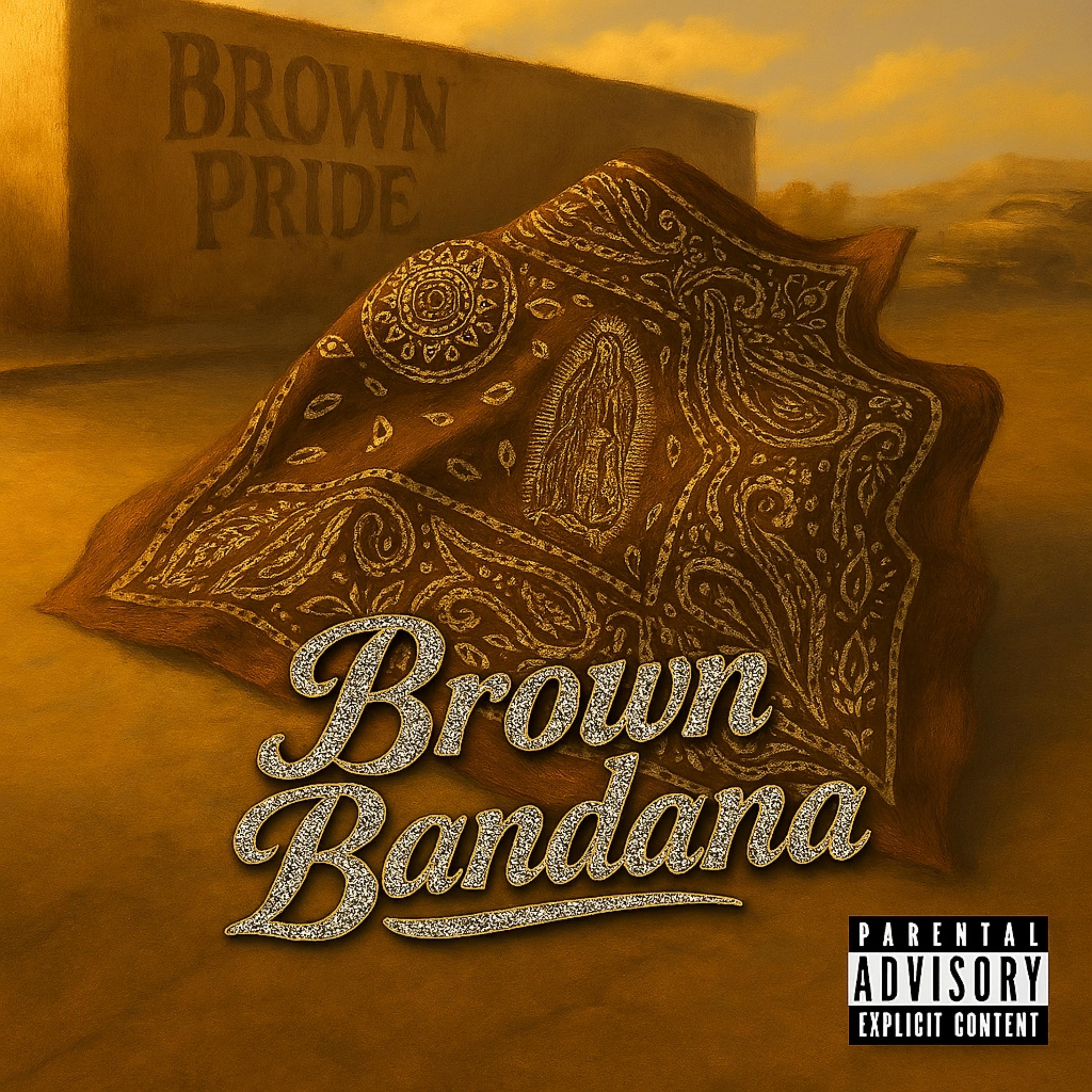 Brown bandana artwork
