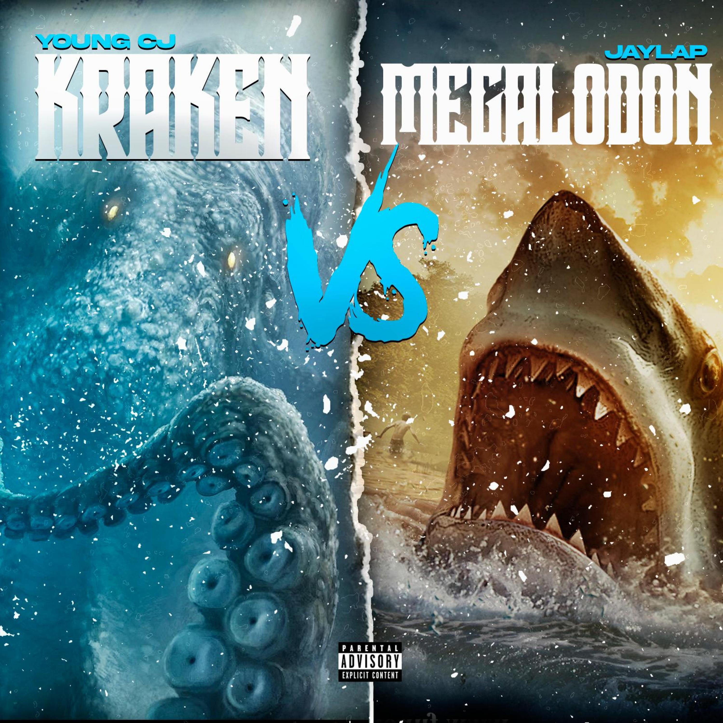 Kraken Vs. Megalodon artwork