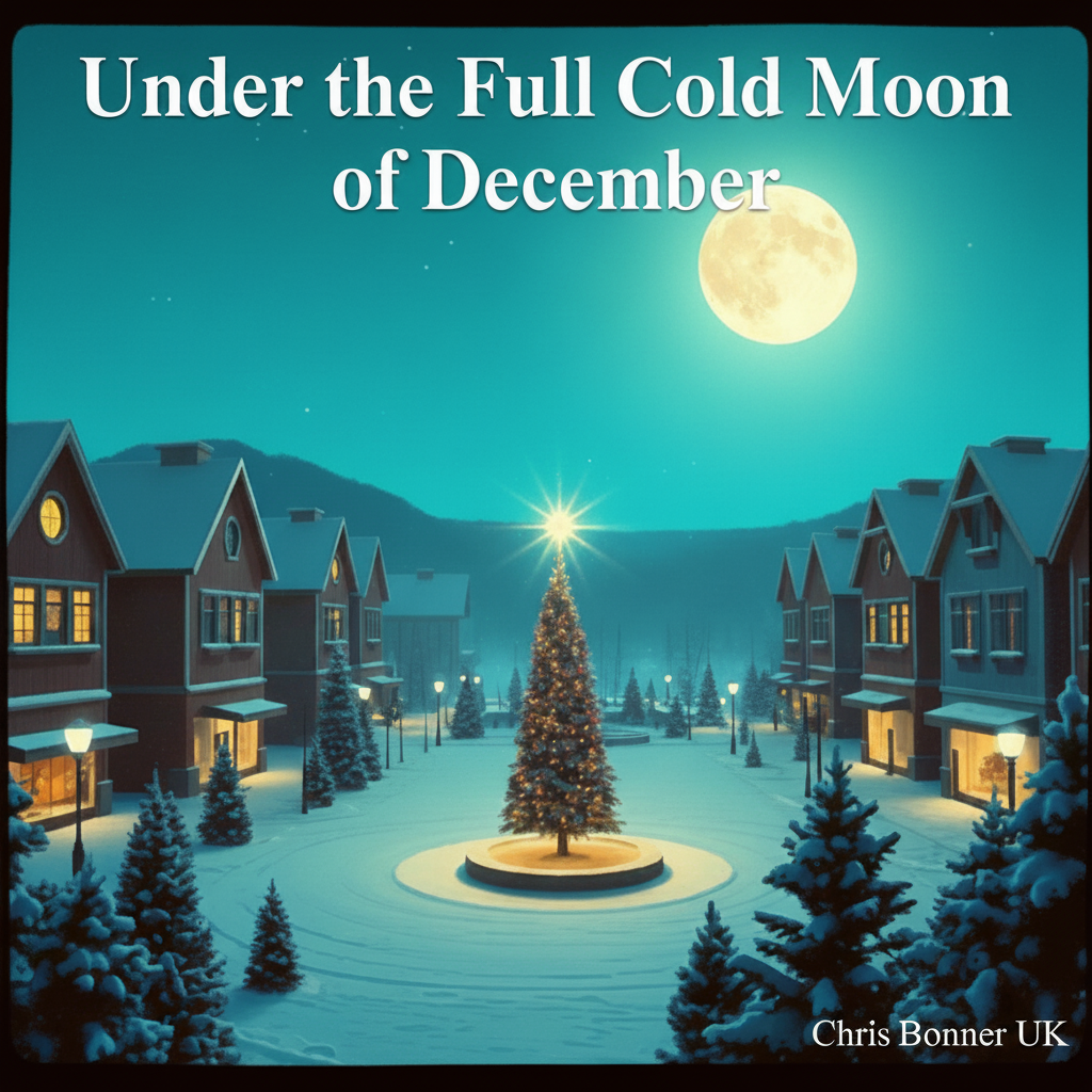 Under the Full Cold Moon of December by Chris Bonner UK cover art