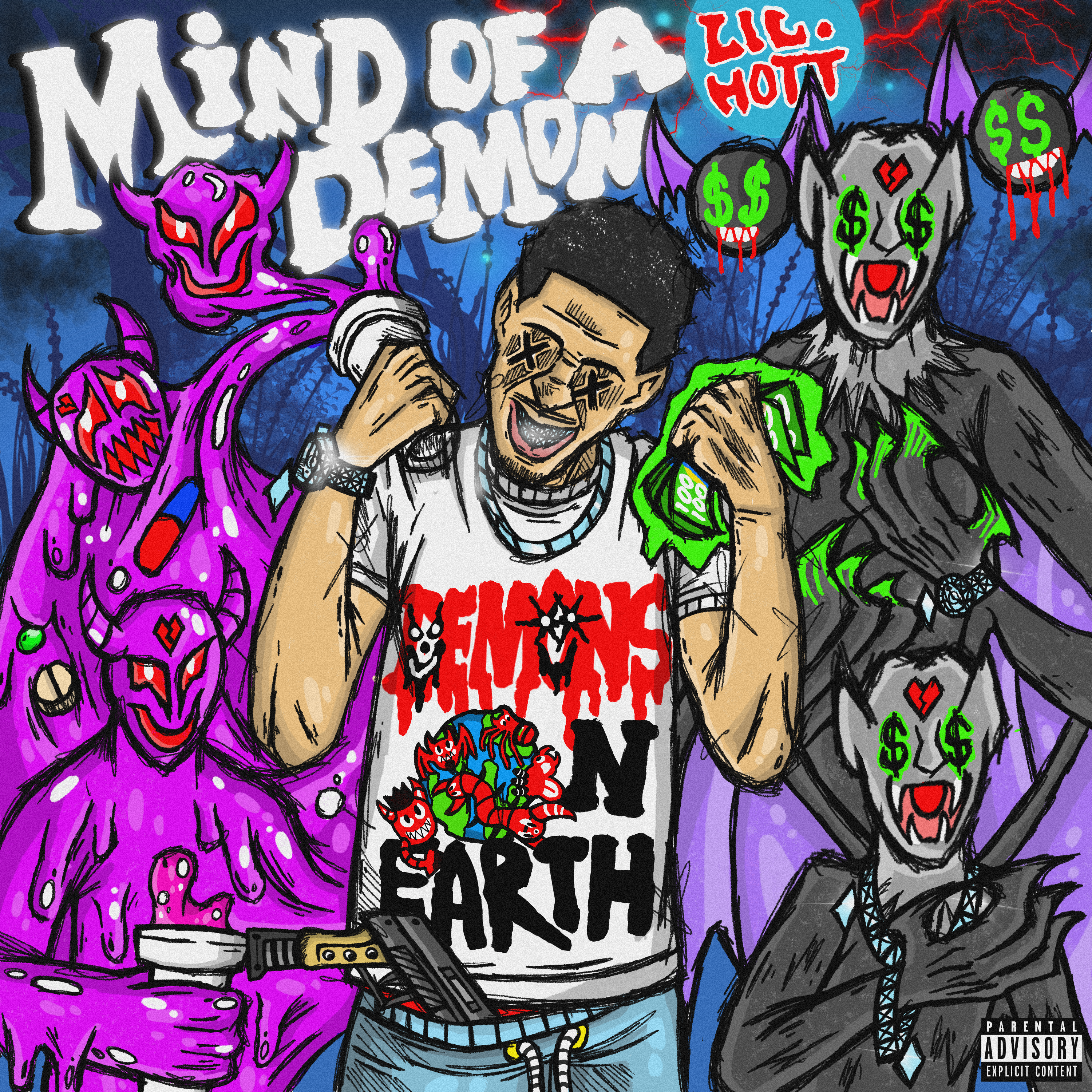 MIND OF A DEMON by SPC Lil Hott cover art
