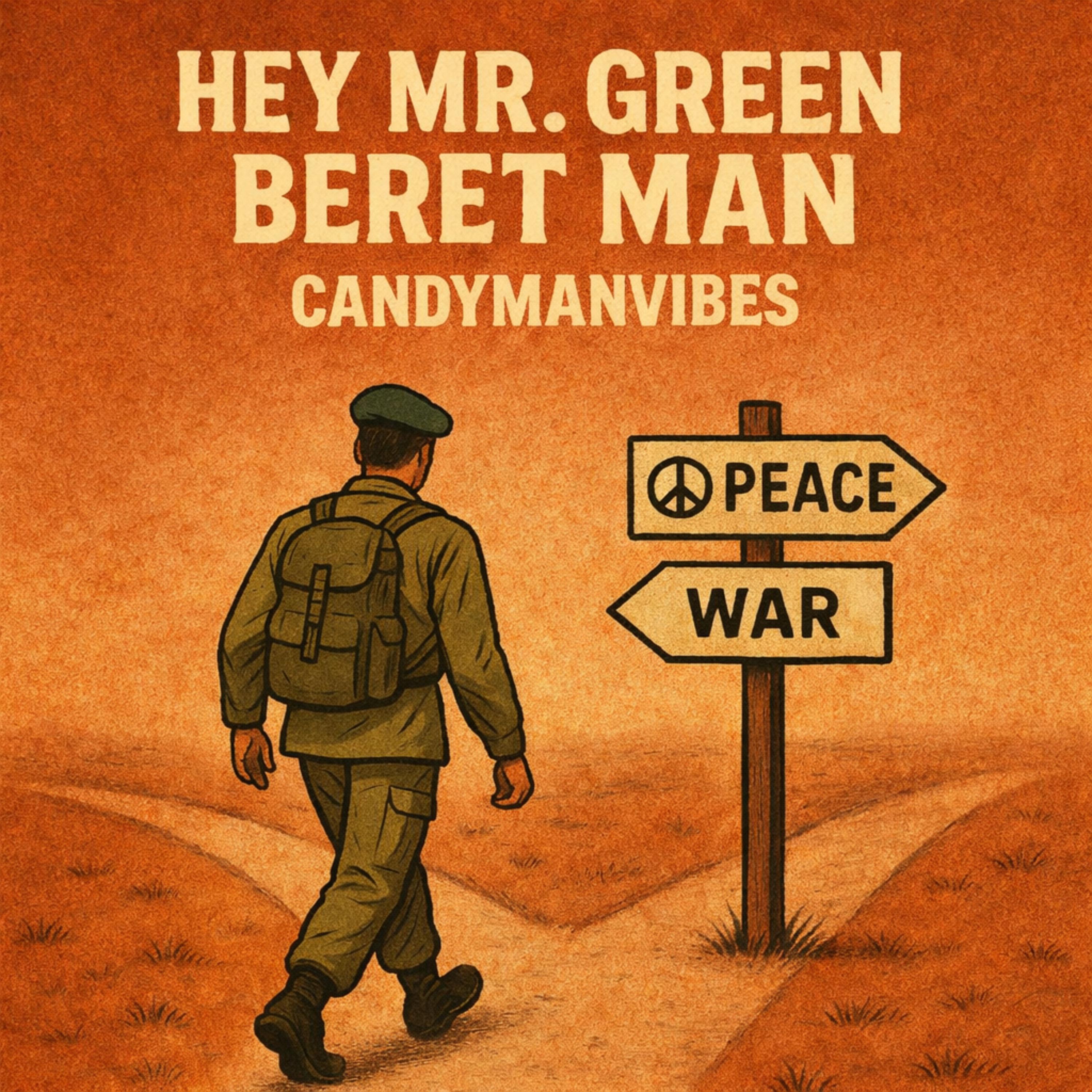 Hey Mr Green Beret Man by CandyManVibes cover art
