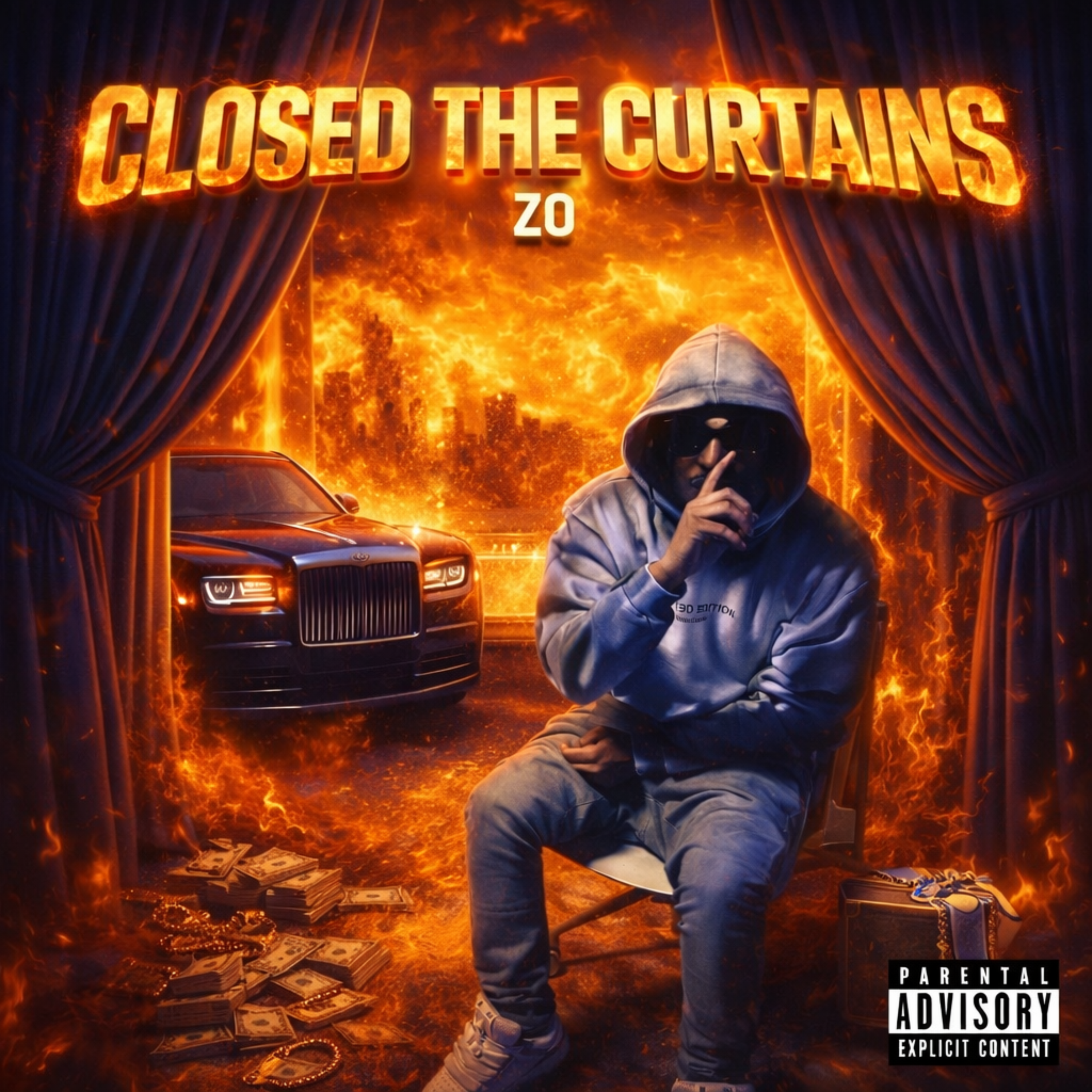 Closed The Curtains artwork