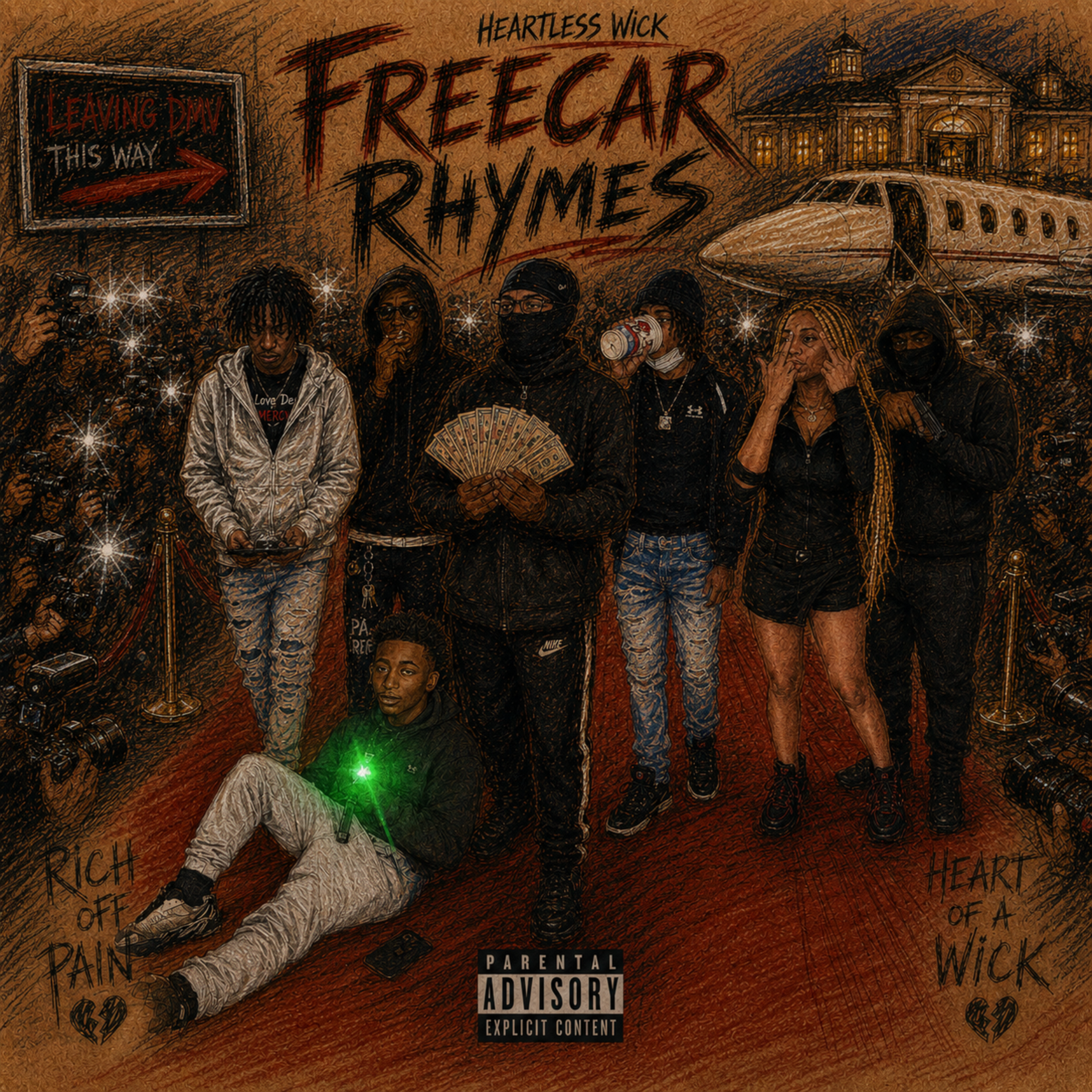 FREECAR Rhymes by Heartless Wick cover art