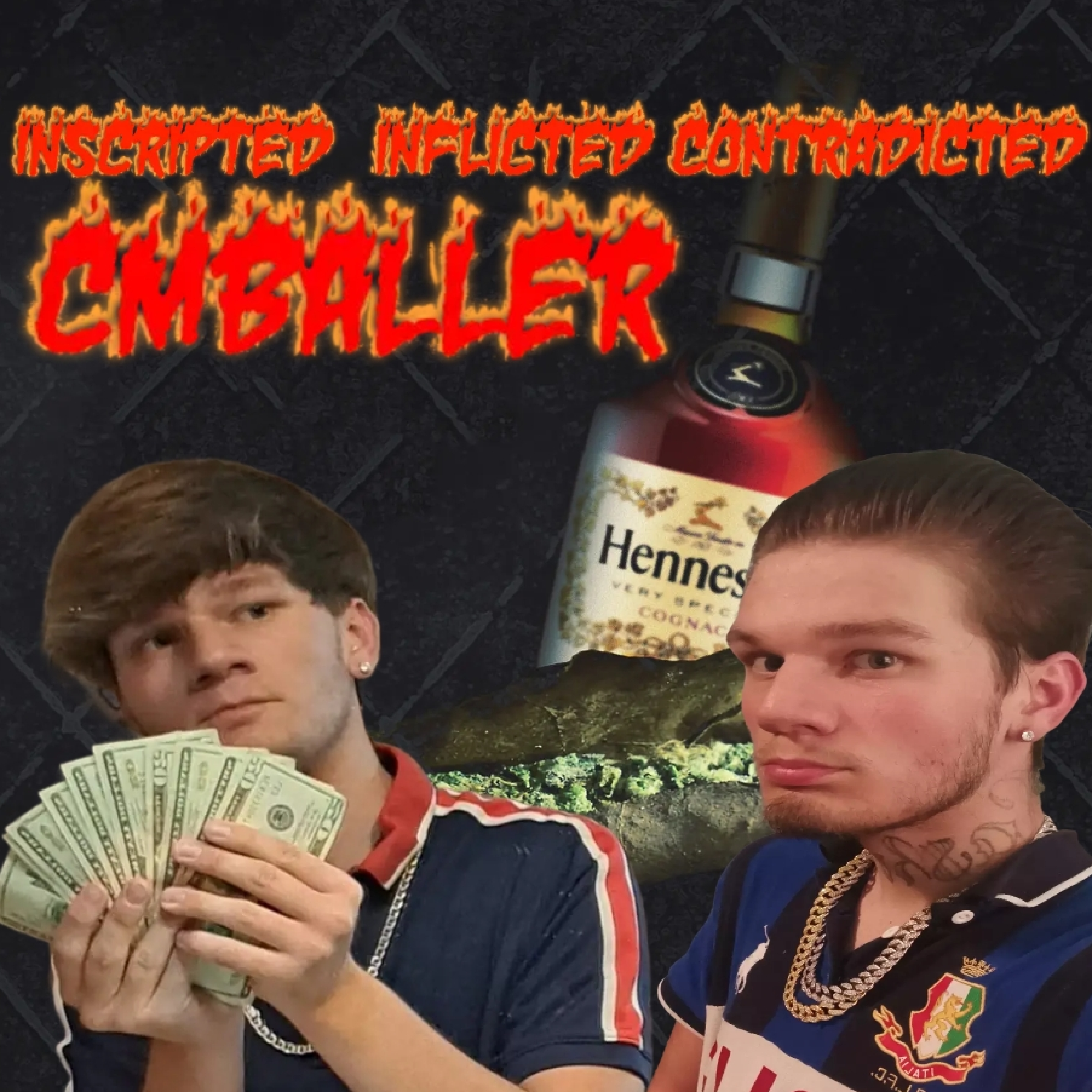 inscripted inflicted contradicted  by Cmballer cover art
